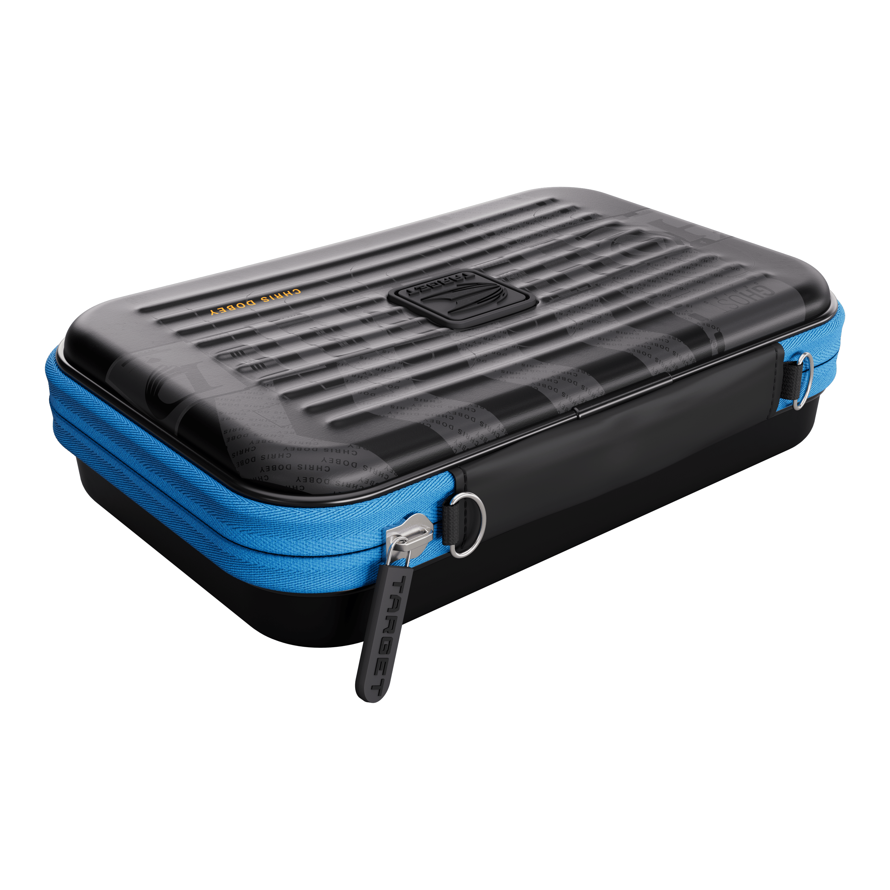 Takoma XL Ghost Series Chris Dobey dart case Zu sehen ist das Takoma XL Ghost Series Chris Dobey Dartcase. Es handelt sich um eine praktische Aufbewahrung für Dartpfeile.