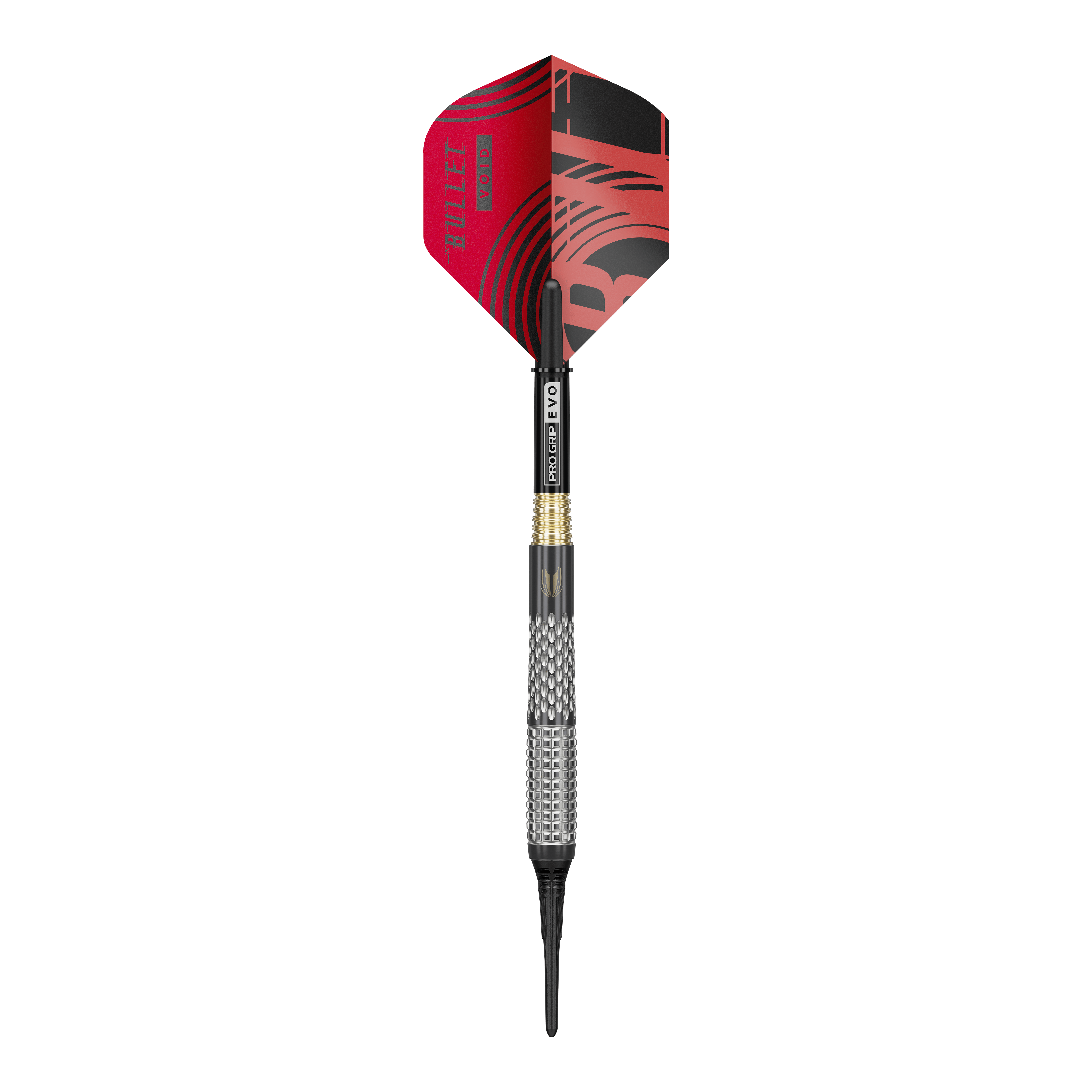 Target Stephen Bunting GEN5 Void Softdarts - 18g Darts werden dargestellt. Das Bild zeigt das Design und die Details dieser Softdarts.