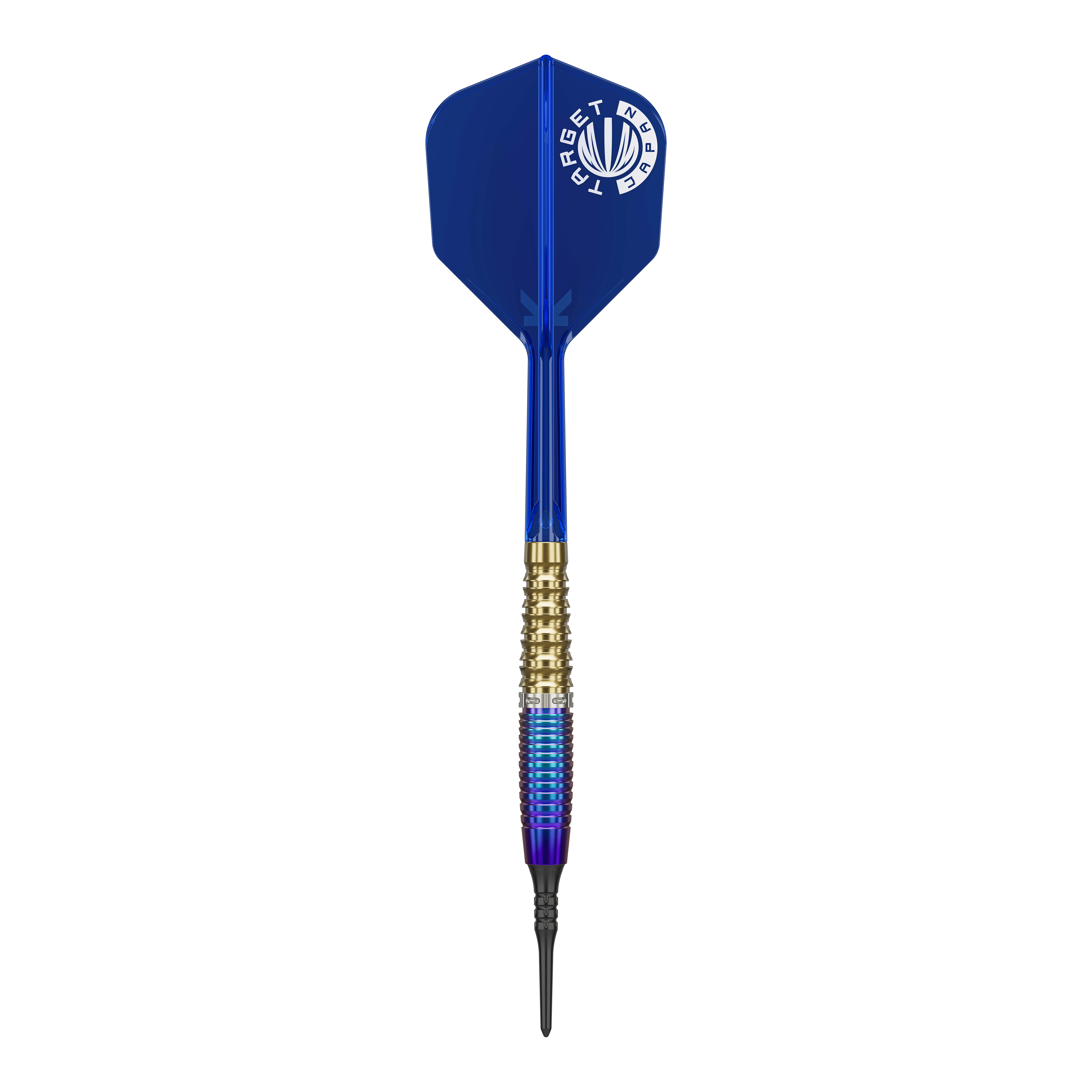 Target Japan Prime Series Zenith GEN2 Softdarts - 20g. Das Bild zeigt einen hochwertigen Softdart in silberner Optik.