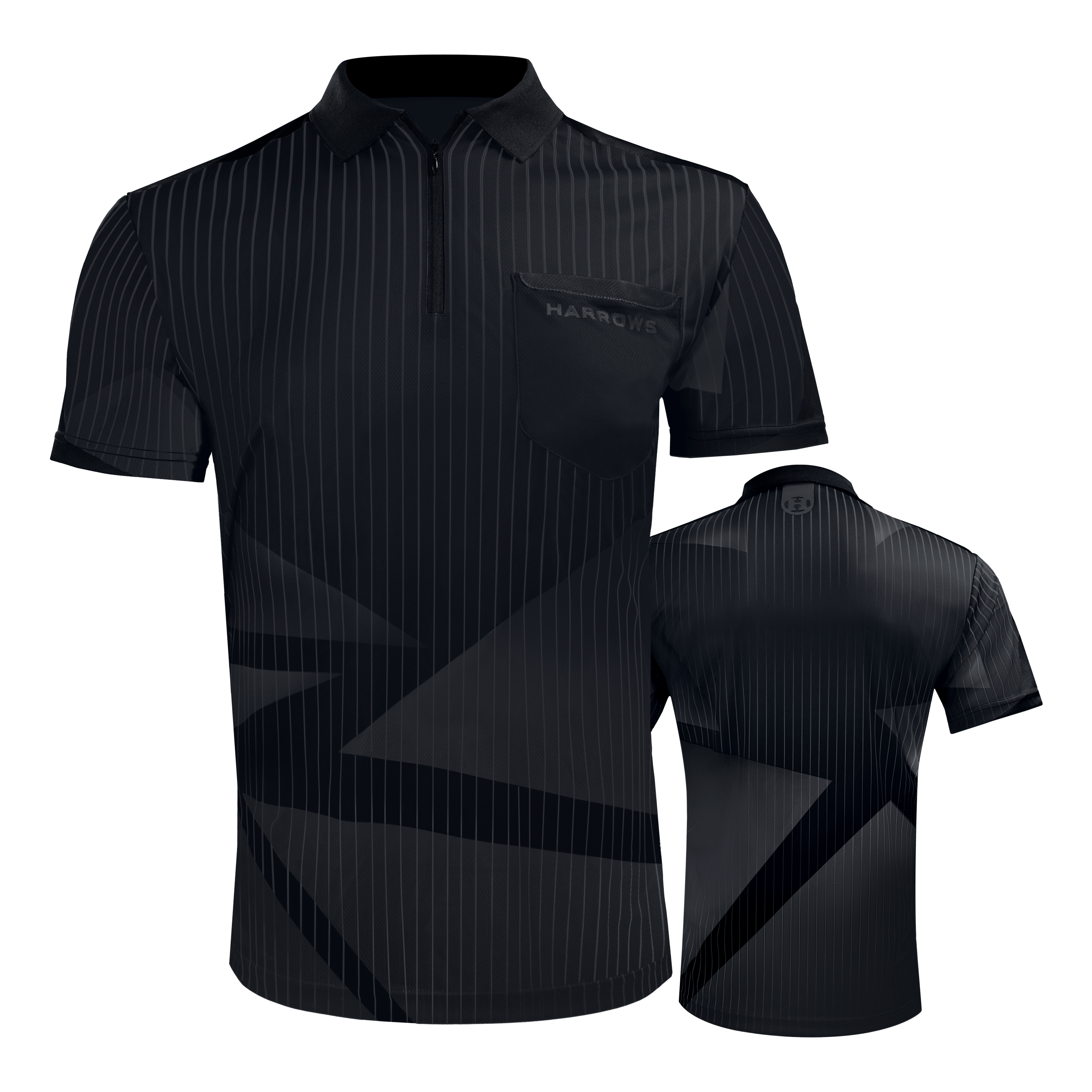 Harrows Shard Dartshirt - Schwarz