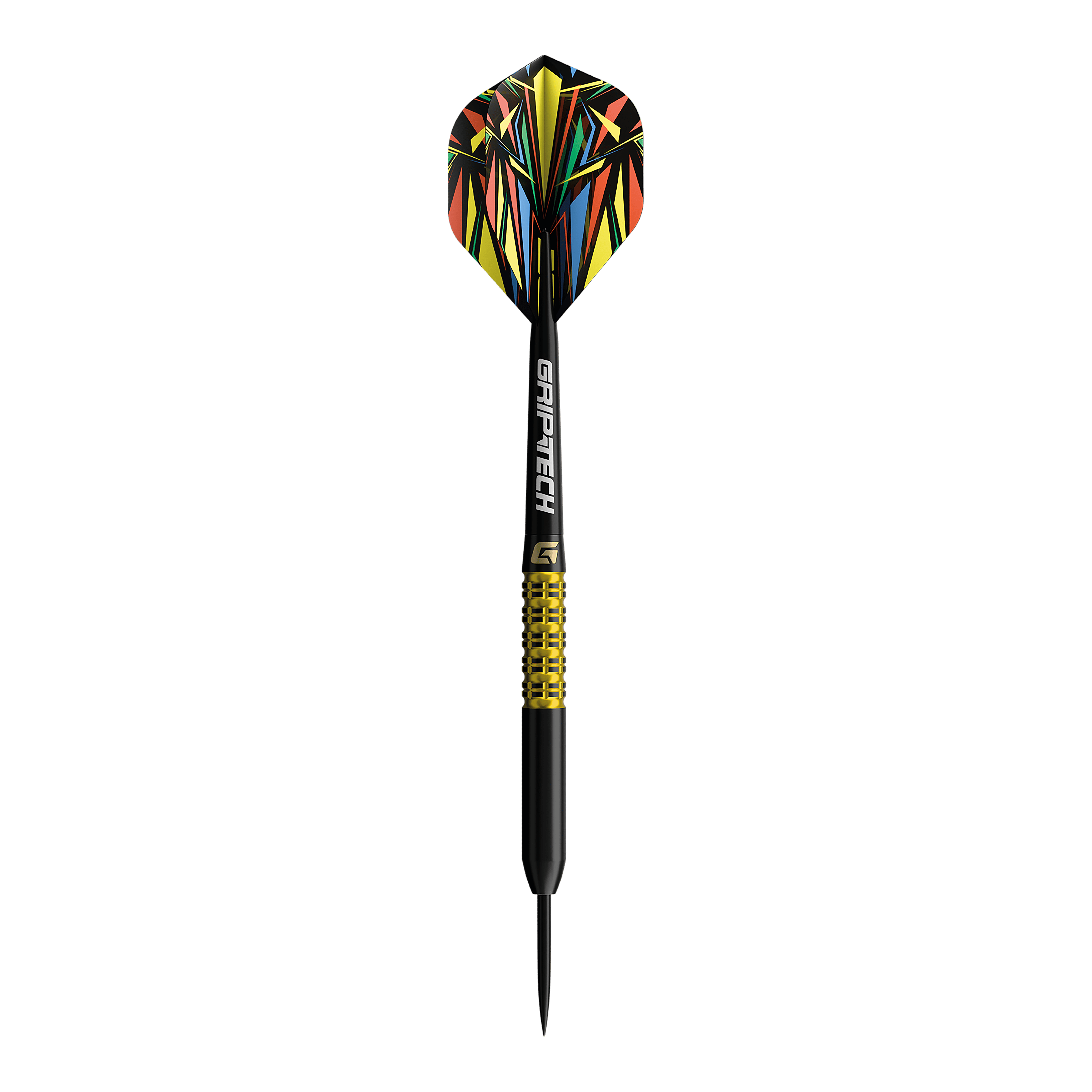 GOAT Athlete Yellow Tungsten Steel Darts Zu sehen ist ein gelber Tungsten-Steeldart. Die Bezeichnung im Dateinamen lautet 'GD7000770 GOAT Athlete Yellow Tungsten Steeldarts 1'.