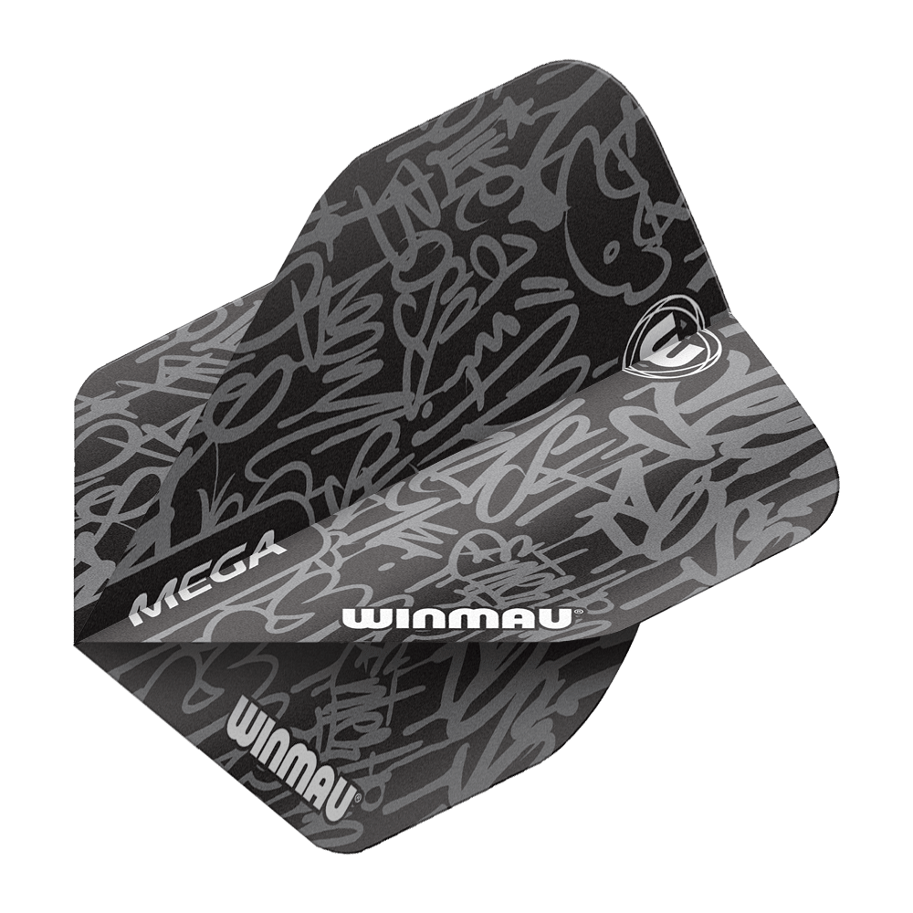 Winmau Mega Black Standard Flights