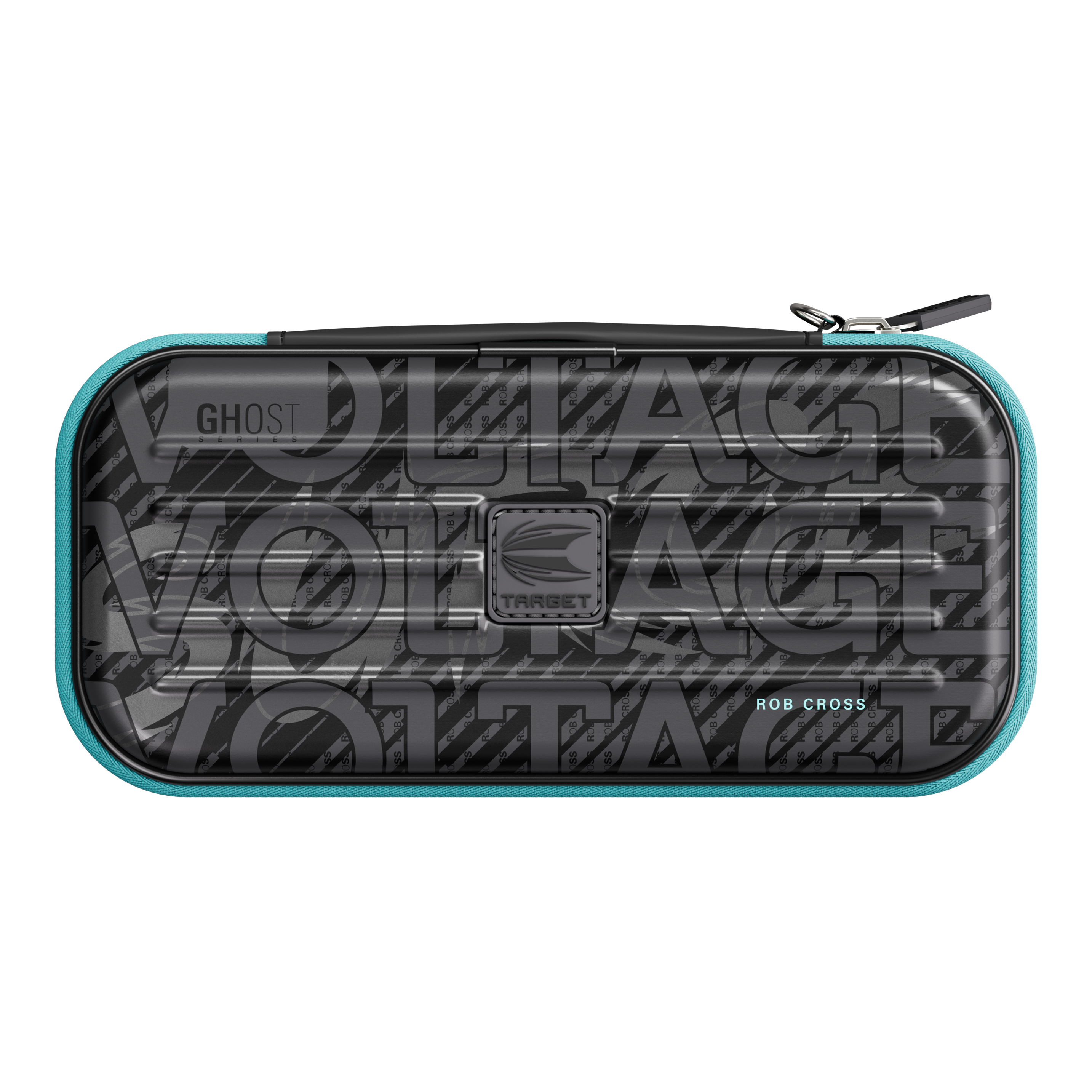 Zu sehen ist das Takoma Ghost Series Rob Cross Dartcase. Es hat ein modernes Design und schützt Dartpfeile unterwegs.