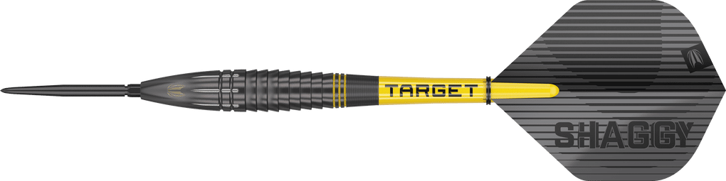 Target Scott Williams Shaggy Black Swiss Point Steel Darts