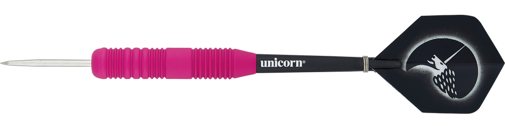 Unicorn Core Plus Rubberised Pink Steeldarts