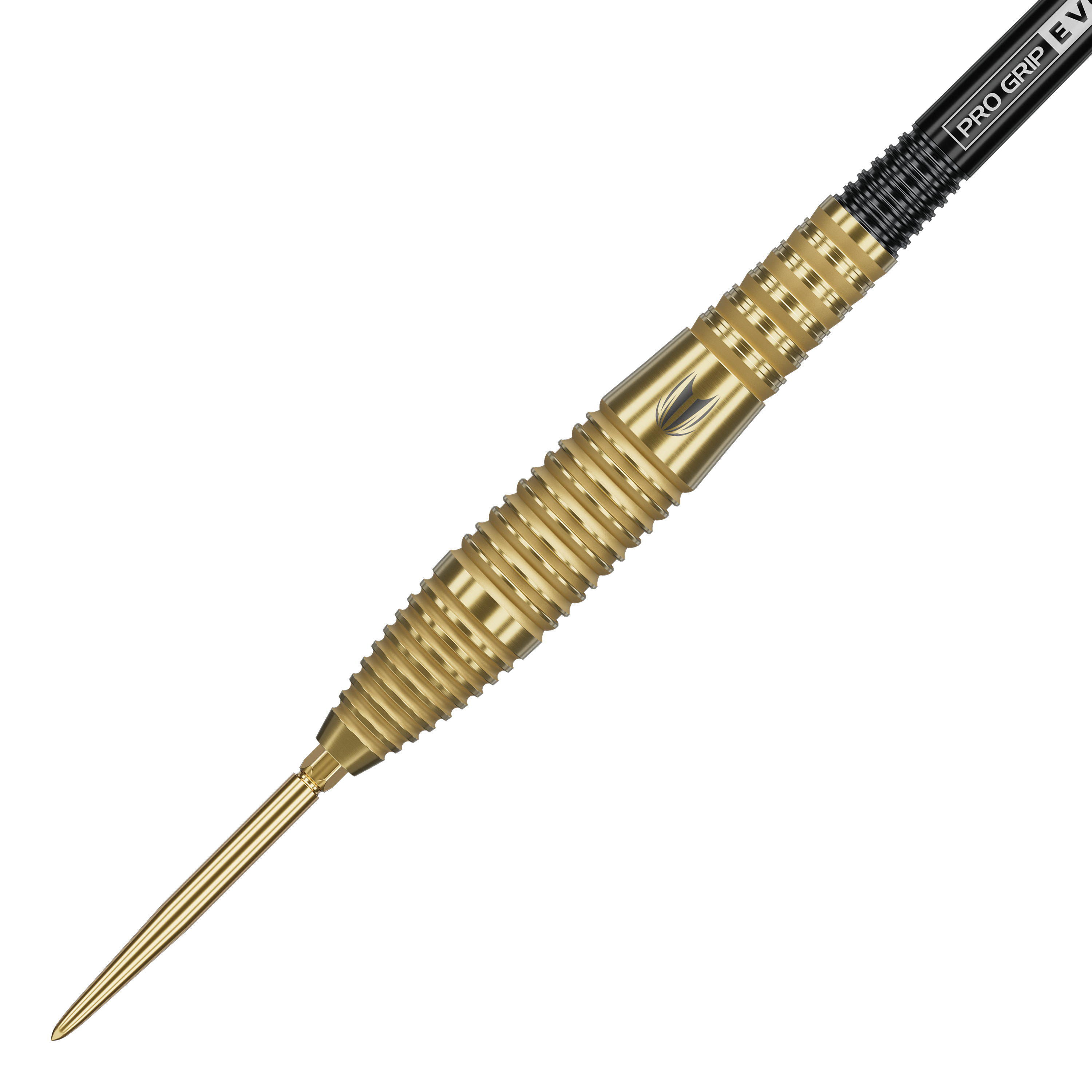 Hier sieht man die Target Bolide Envy 05 Swiss Point Steeldarts. Die Darts werden aus einer anderen Perspektive gezeigt, sodass das Design gut erkennbar ist.