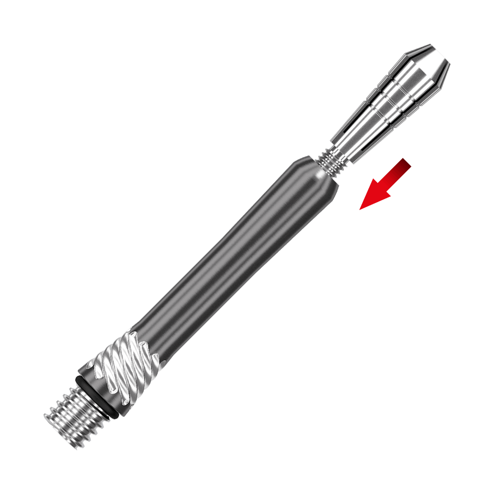 Target Power Titanium Shafts Ersatztops - Silber