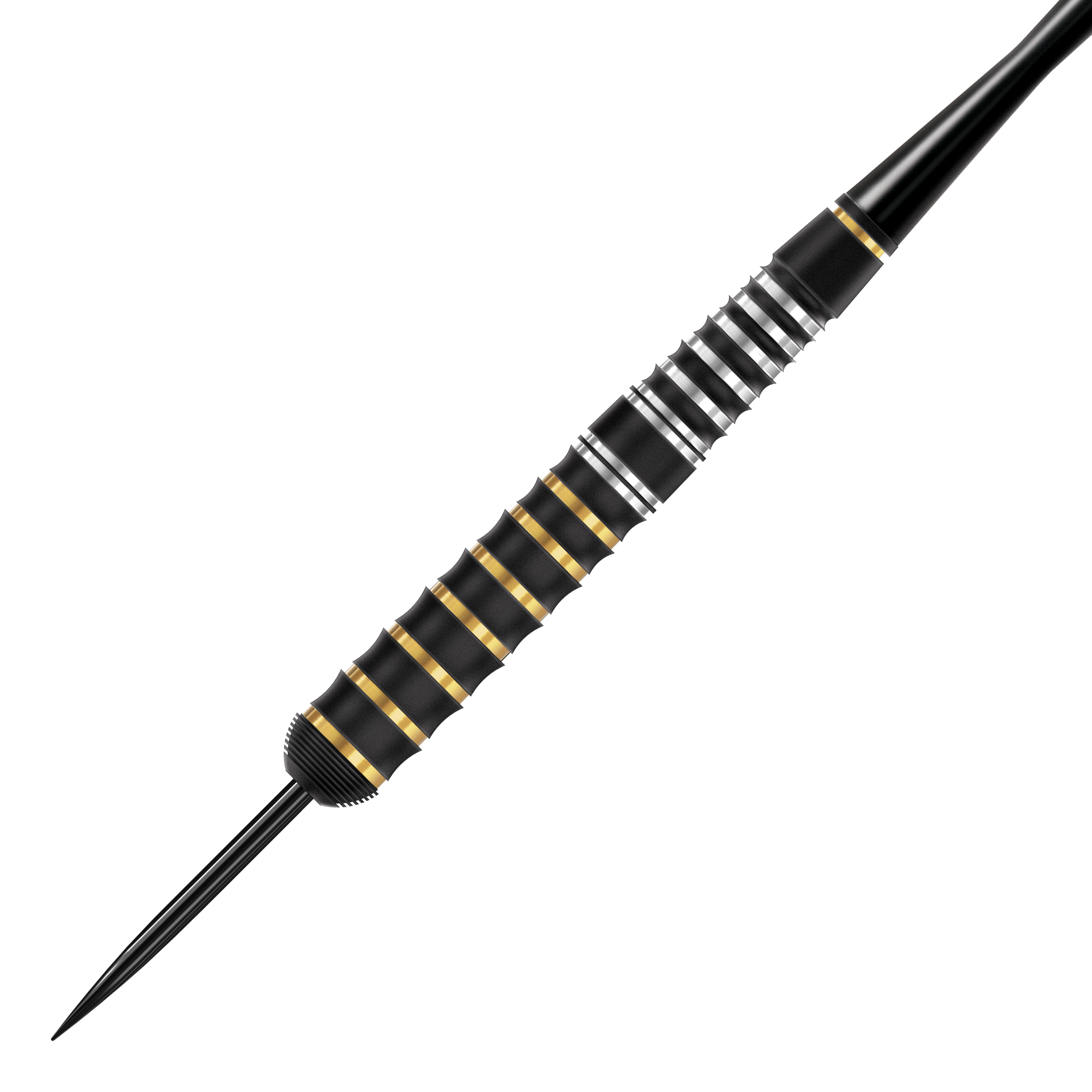 Hier abgebildet sind Harrows Vulcan Steeldarts. Diese Darts eignen sich für das klassische Steeldart-Spiel.