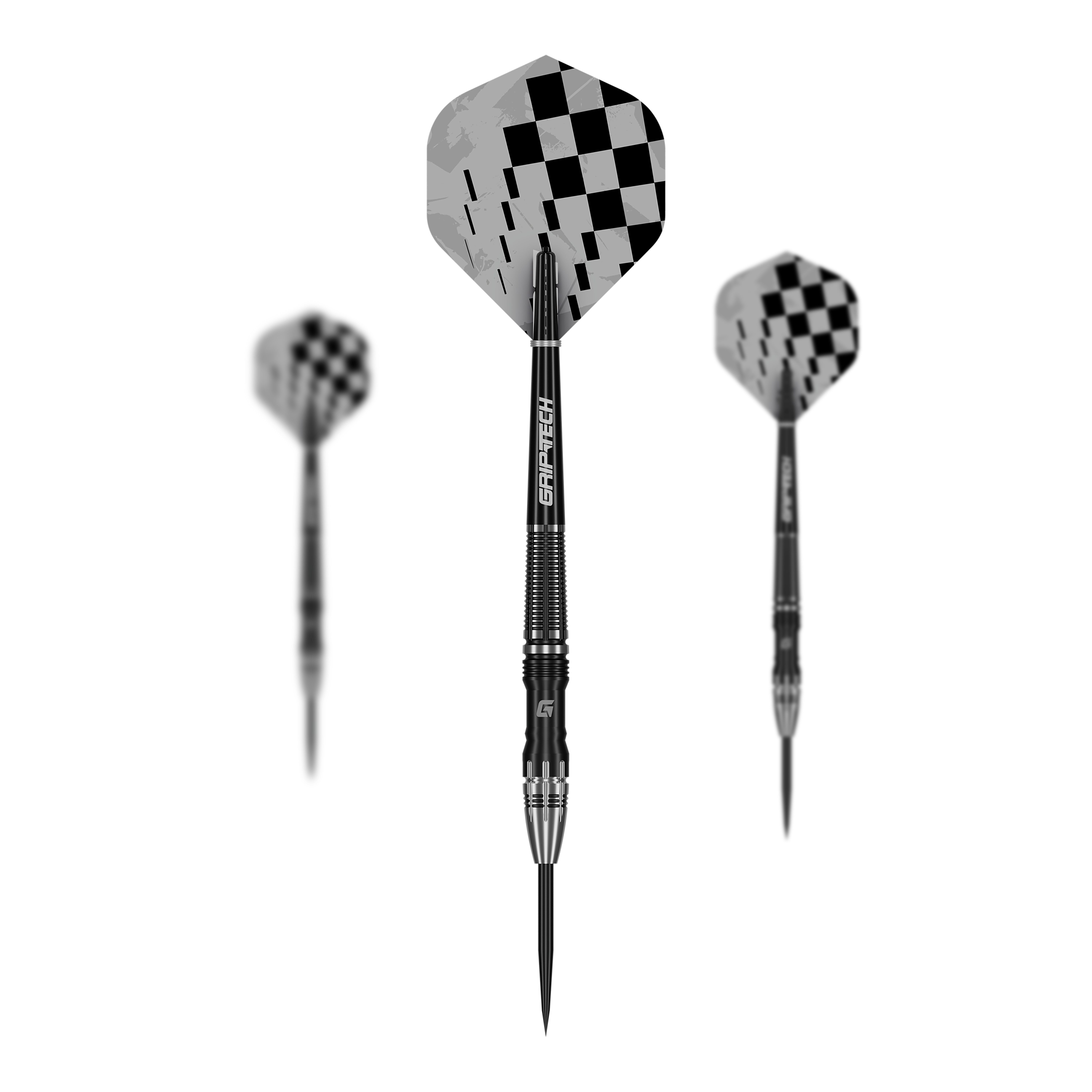 Abgebildet ist das Set der GOAT Rook Steeldarts. Dieses Produkt ist für Dartspieler konzipiert.