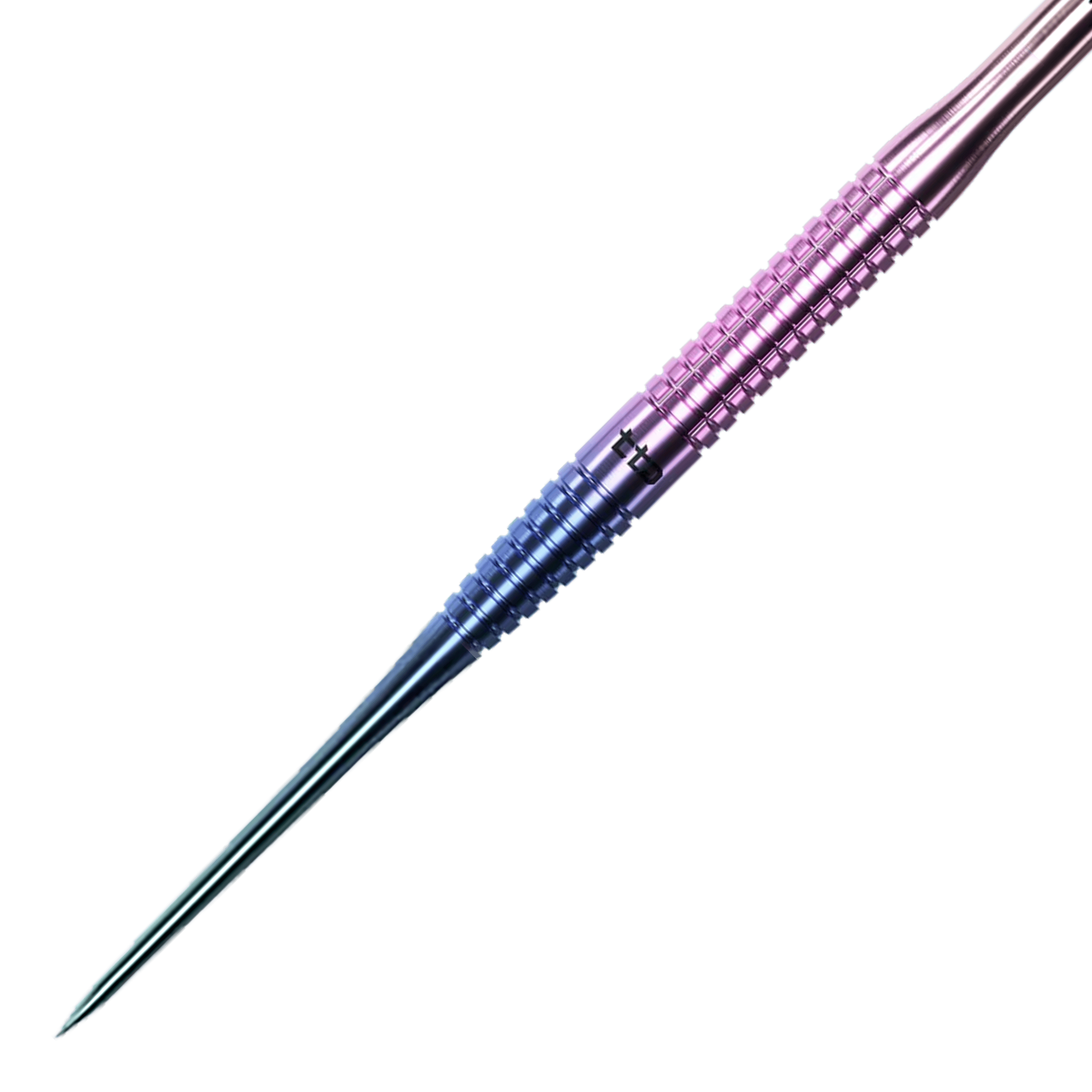 Caliburn TTD Complete Titanium T3 Rainbow Steeldarts - 7g. Dieser Steeldartpfeil hat ein auffälliges regenbogenfarbenes Titan-Design.