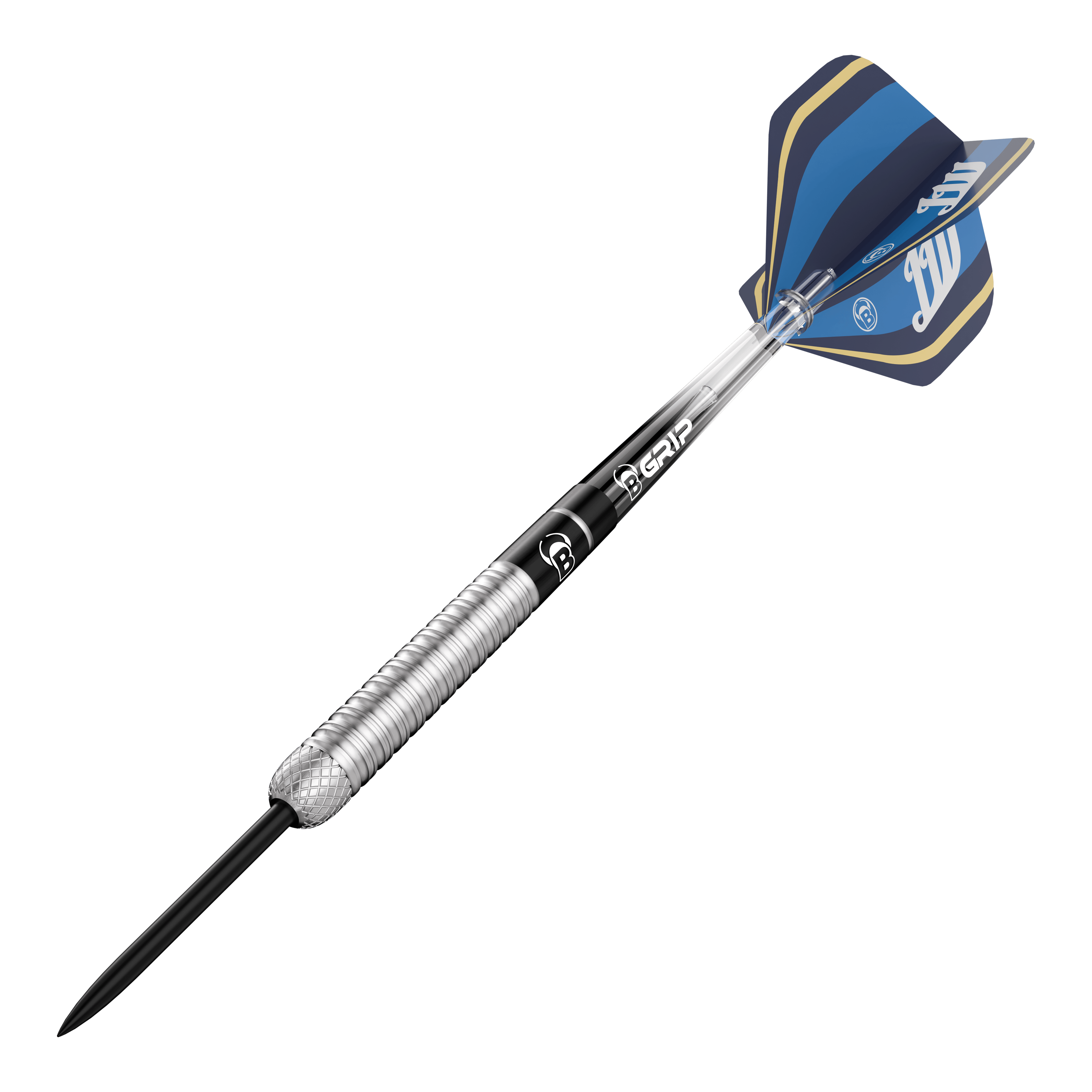 Das Bild zeigt Bulls Leon Weber Steeldarts. Dies sind hochwertige Steeldarts für das Dartspiel.