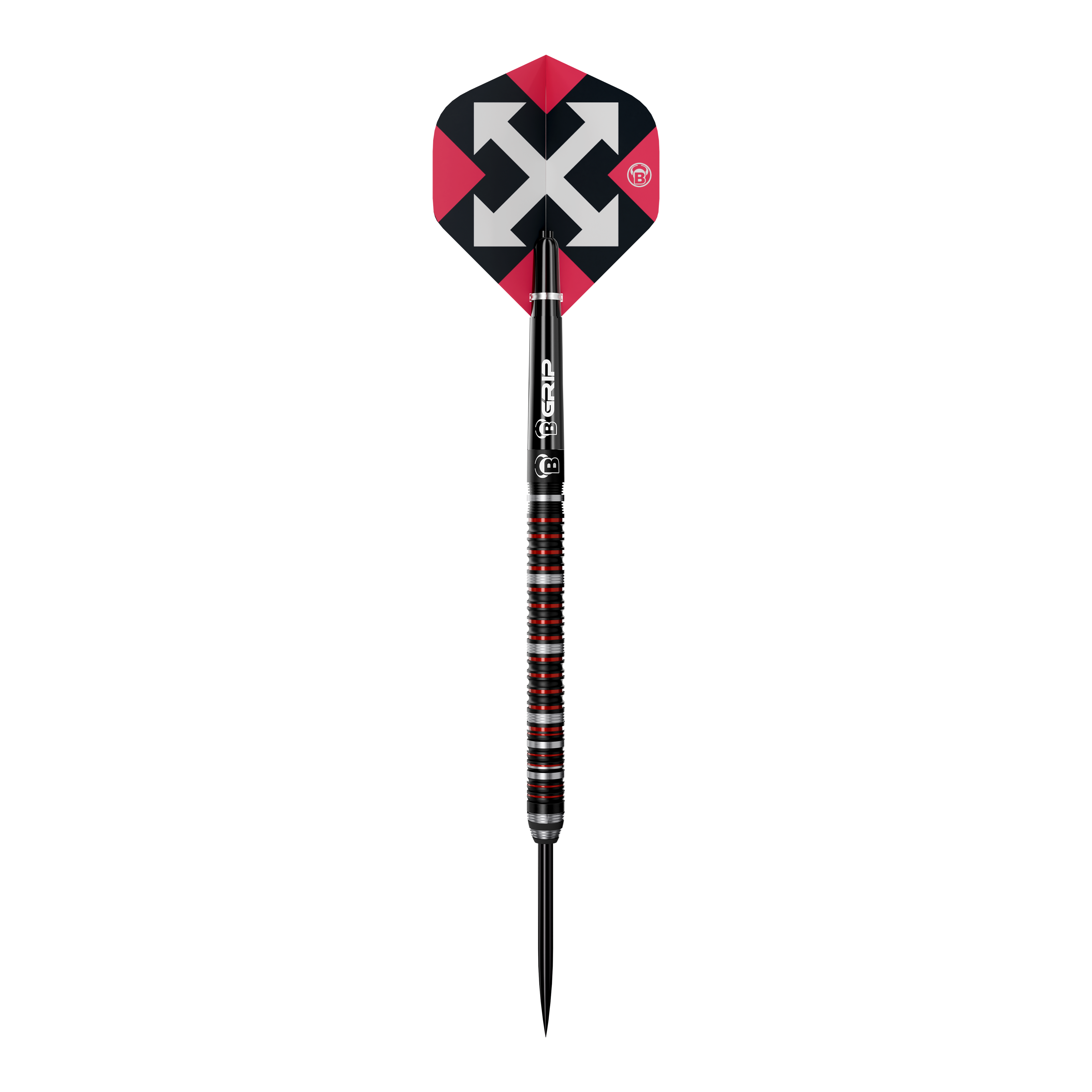 Zu sehen sind die Bulls Sixty S2 Steeldarts. Die Darts zeichnen sich durch ihr sportliches Design und ihre hochwertige Verarbeitung aus.