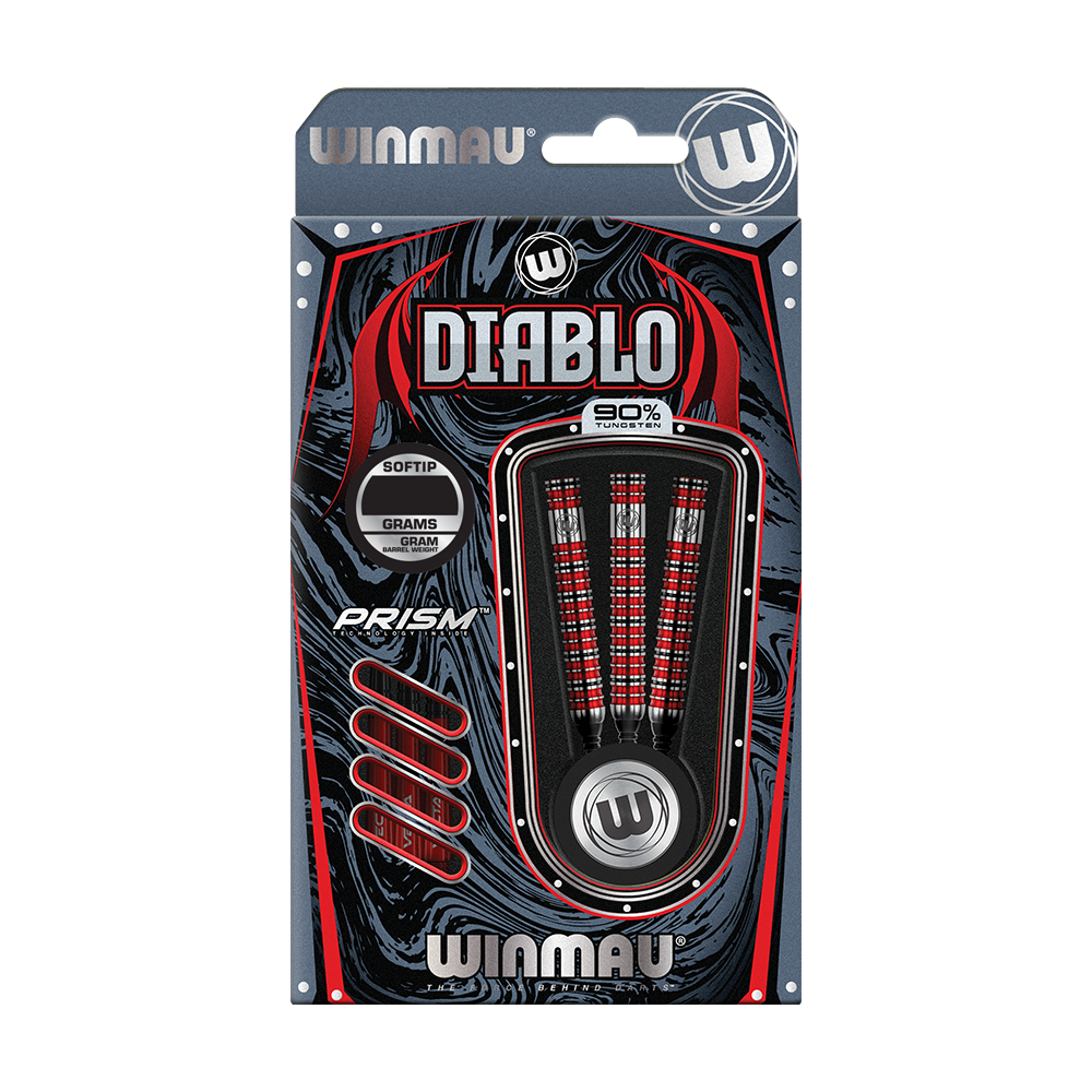 Winmau Diablo Parallel Soft Darts - 20g