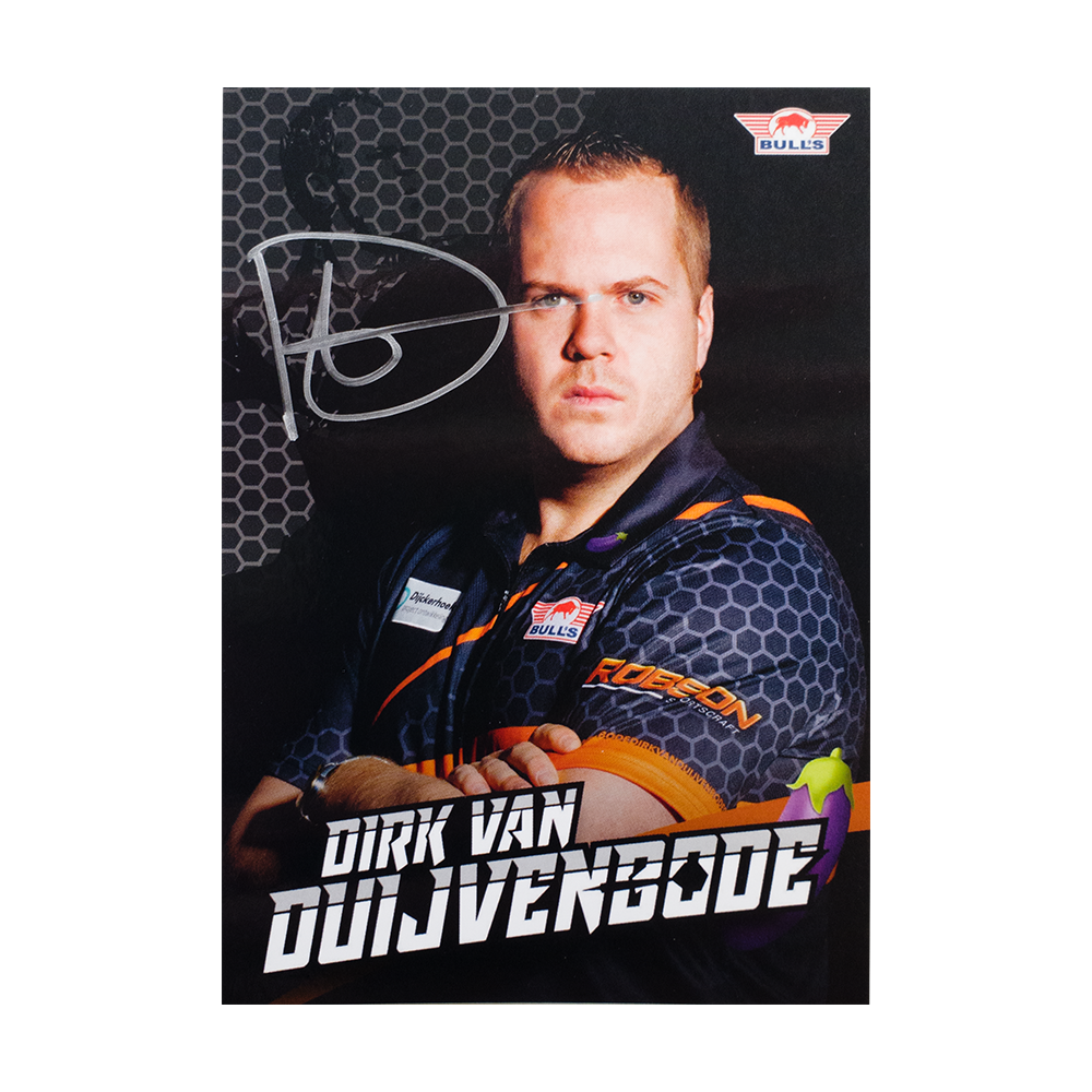 Original autograph Dirk Van Duijvenbode