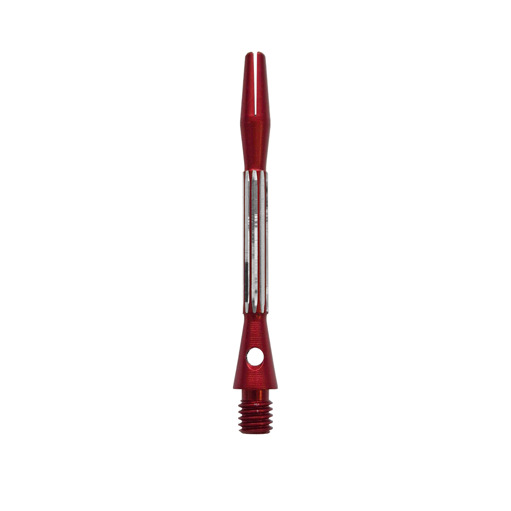 Bulls NL Flash 2 Aluminum Shafts - Red - 46 mm Das Foto zeigt die Bulls NL Flash 2 Aluminium Shafts in Rot, 46 mm lang. Die Shafts sorgen für mehr Haltbarkeit bei Dartpfeilen.