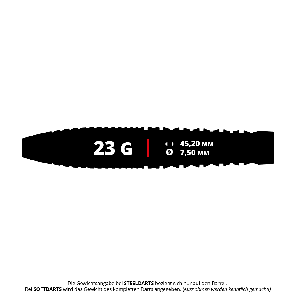 Zu sehen ist Target Japan Prime Series Zenith GEN2 Swiss Point Steeldarts - 23g. Diese Darts eignen sich ideal für ambitionierte Spieler.