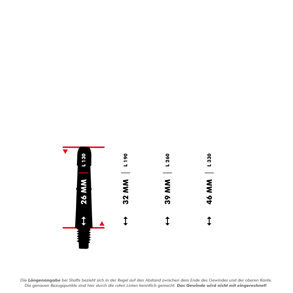 L-L-Style-Shafts Locked Straight - Green