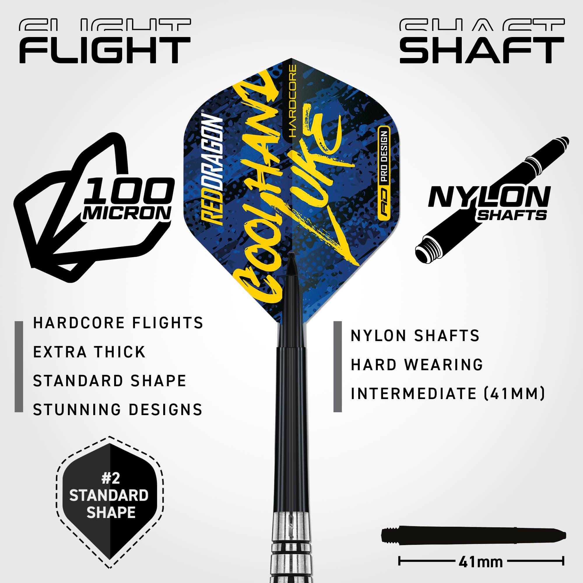 Red Dragon Luke Humphries Brass Steel Darts - 21 g Das Bild präsentiert die Red Dragon Luke Humphries Brass Steeldarts in der 21 g Ausführung. Die Steeldarts überzeugen durch ihre hochwertige Verarbeitung.
