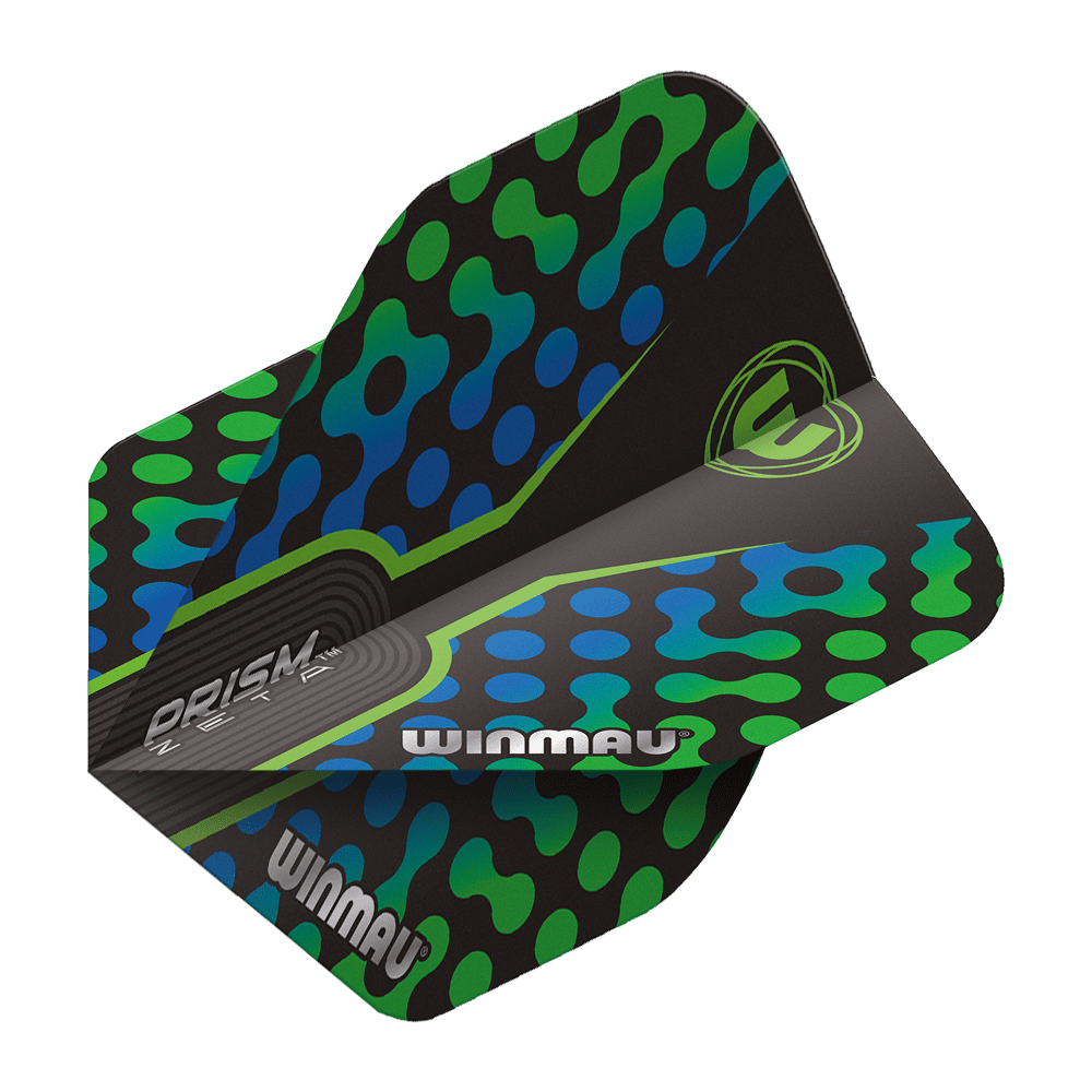 Winmau Prism Zeta GreenBlue Standard Flights