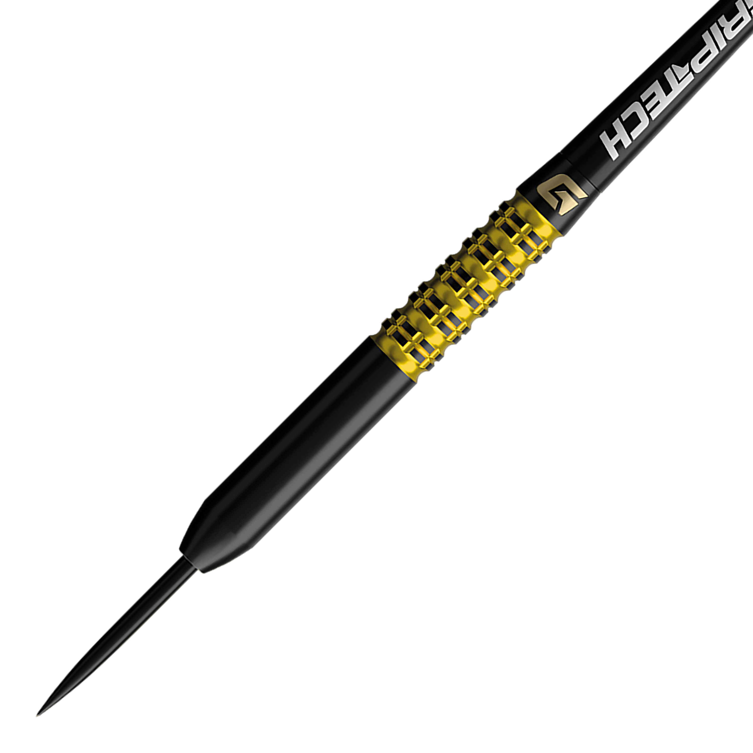 Abgebildet ist ein gelber Tungsten-Steeldart. Der Dateiname lautet 'GD7000770 GOAT Athlete Yellow Tungsten Steeldarts 2'.