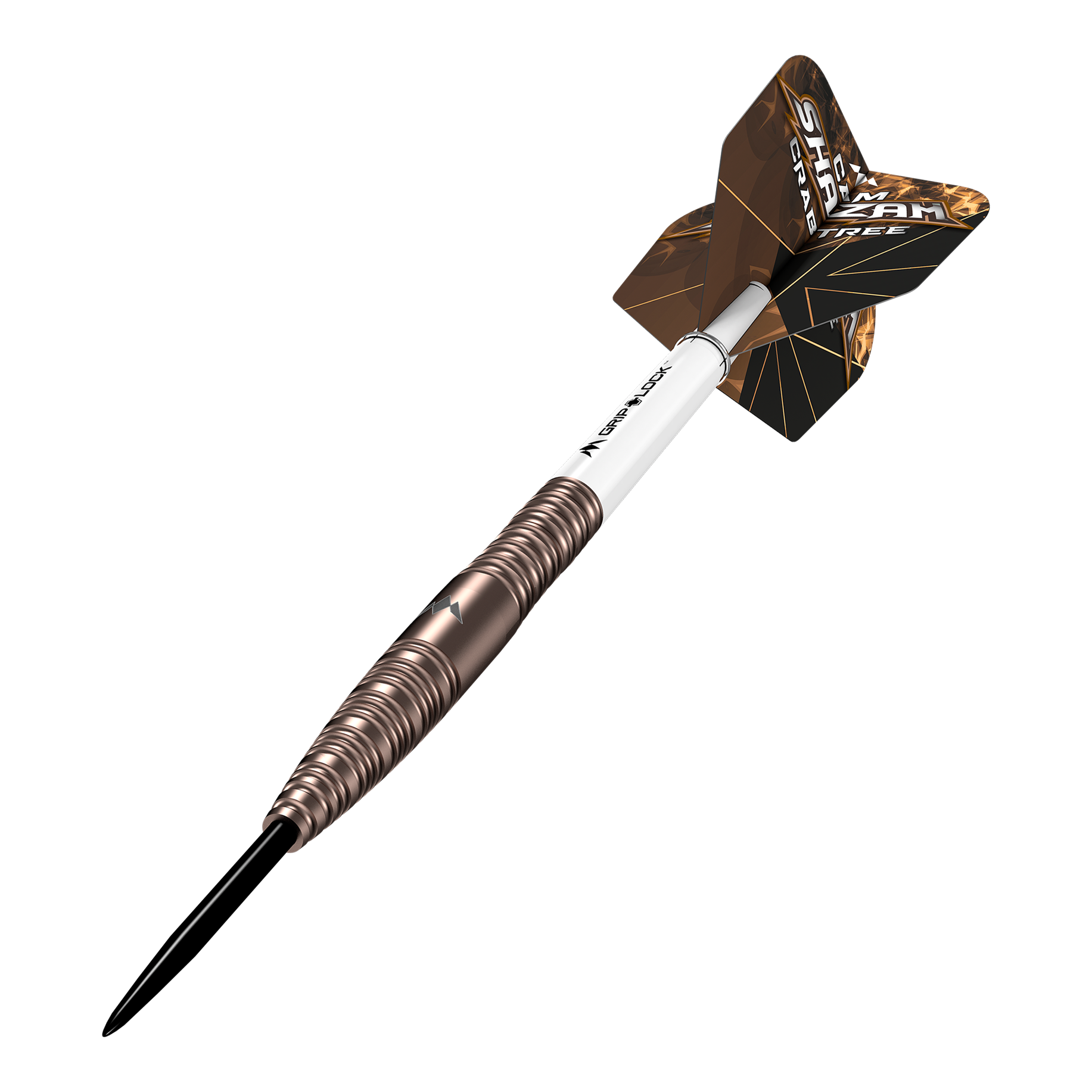 Mission Cam Crabtree V2 95% Tungsten Steeldarts sind auf dem Bild zu sehen. Sie bestehen aus hochwertigem Wolfram und sind speziell für den Dartsport entwickelt.