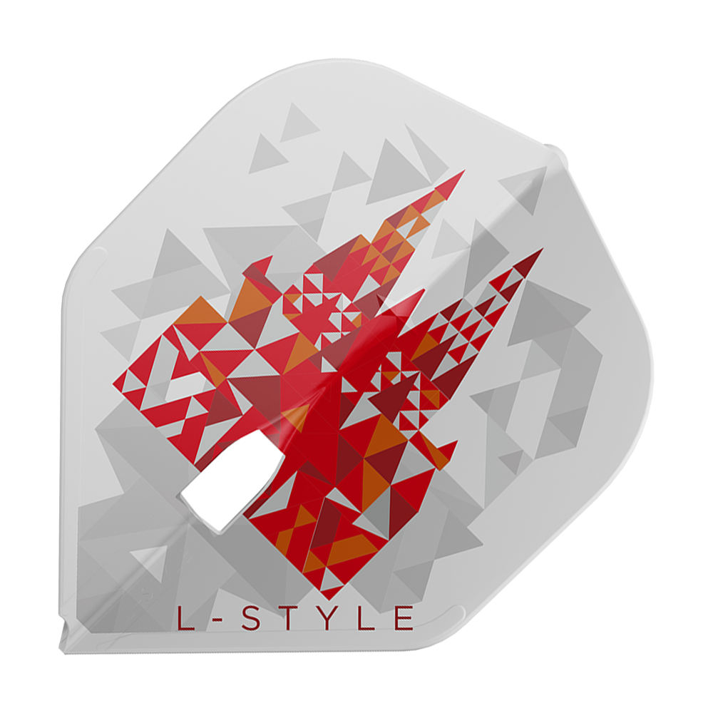 L-Style Florian Hempel Signature V2 L1PRO White Flights im Detail abgebildet. Das Produkt ist für den professionellen Dartspieler entwickelt.