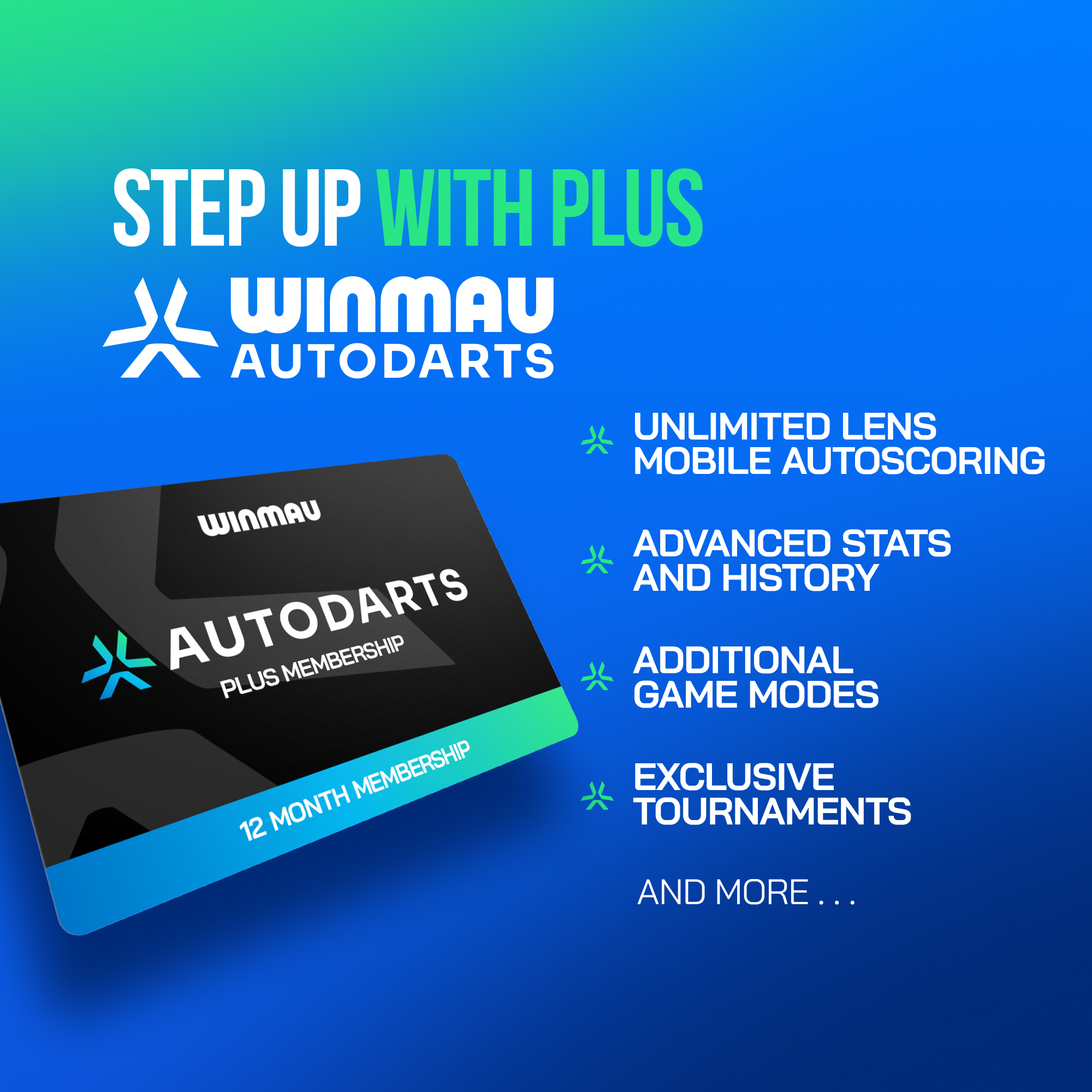 Winmau Device Stand &amp; 12 Months Membership Bundle