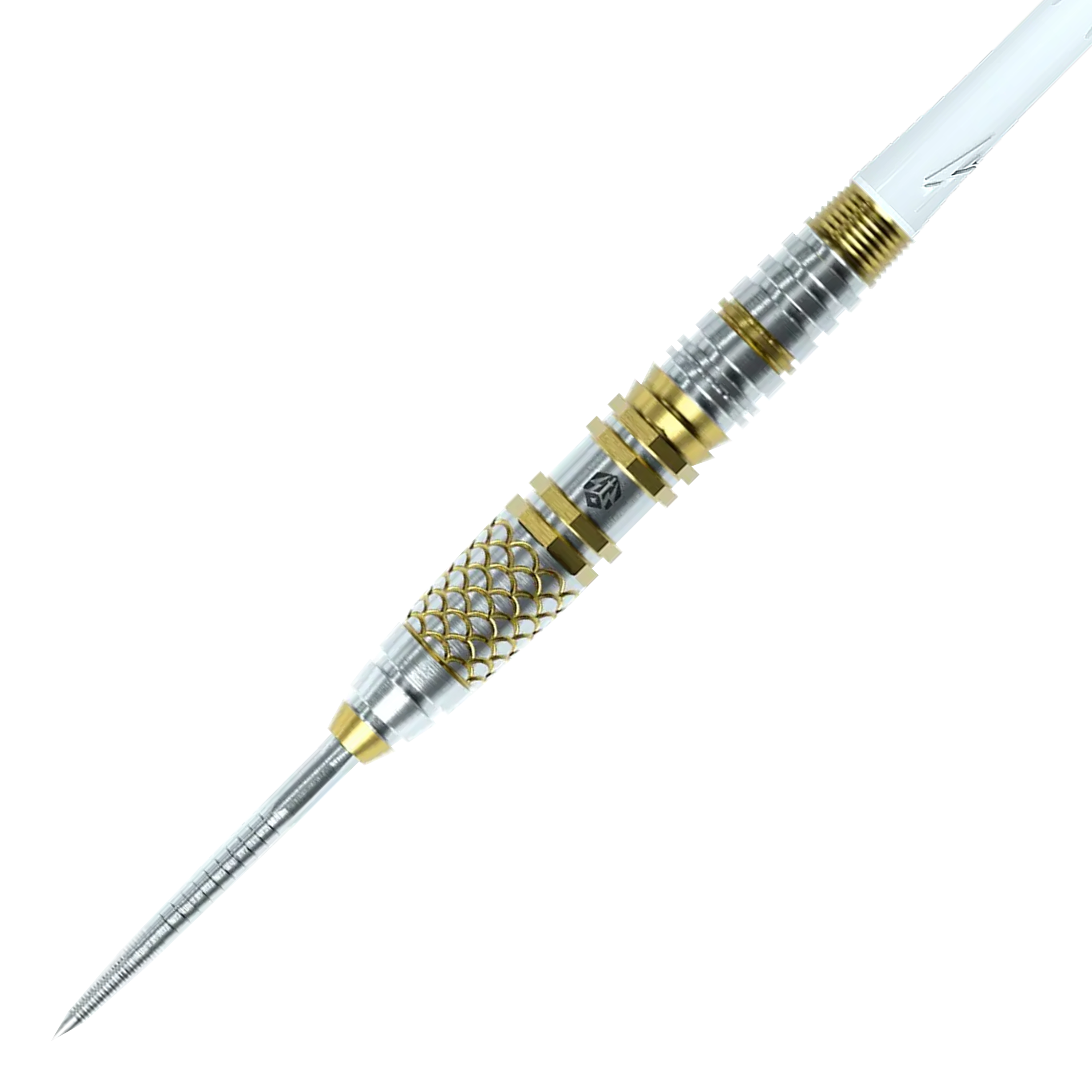 Zu sehen sind die Caliburn Players Darts Lee Soon An Gold Spear Steeldarts mit 23 Gramm. Sie bestechen durch ihr goldfarbenes Design und ihre hochwertige Verarbeitung.