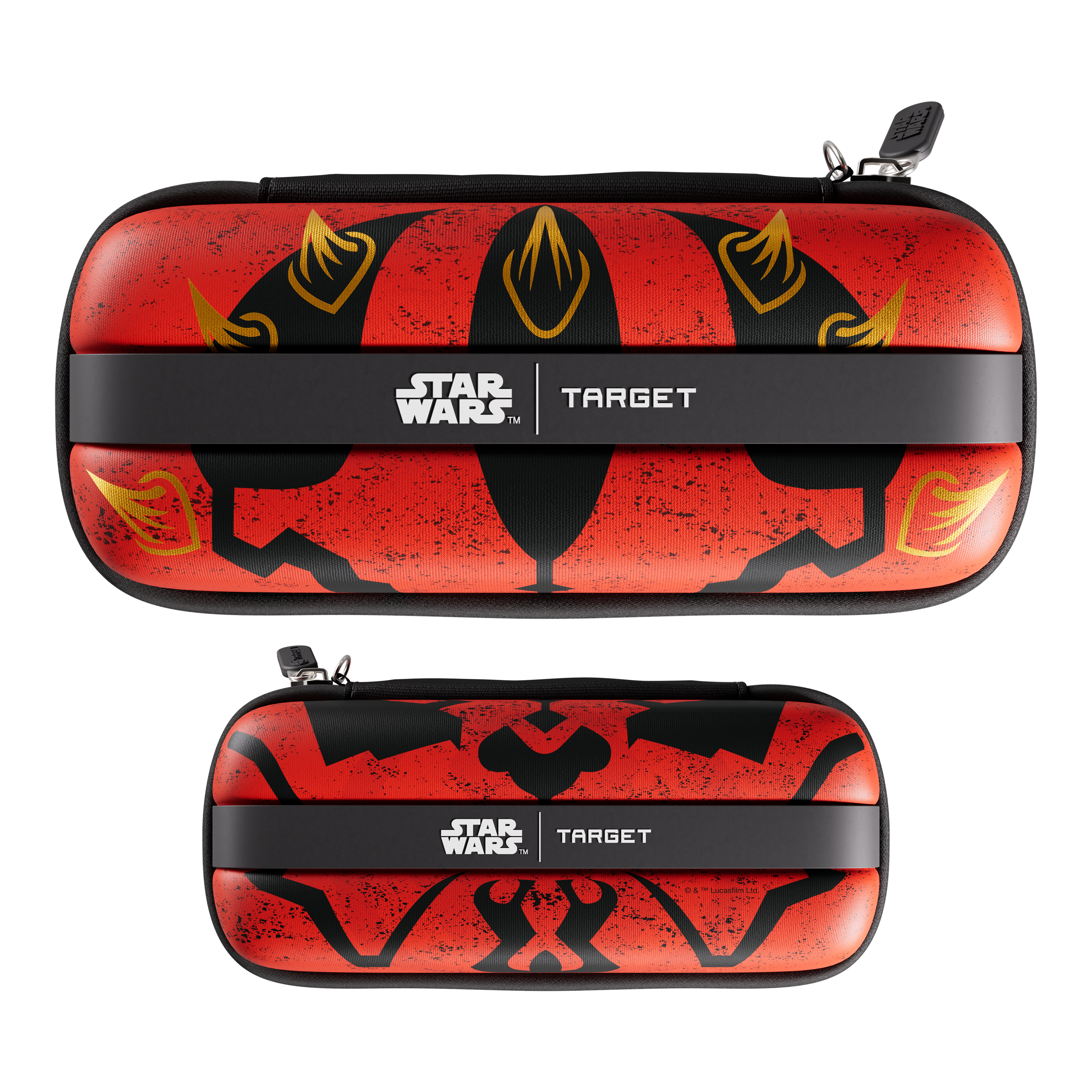 Das Target Star Wars Boa Dartcase - Darth Maul wird auf diesem Bild präsentiert. Das Produkt ist ein Dartcase mit Darth Maul Motiv.