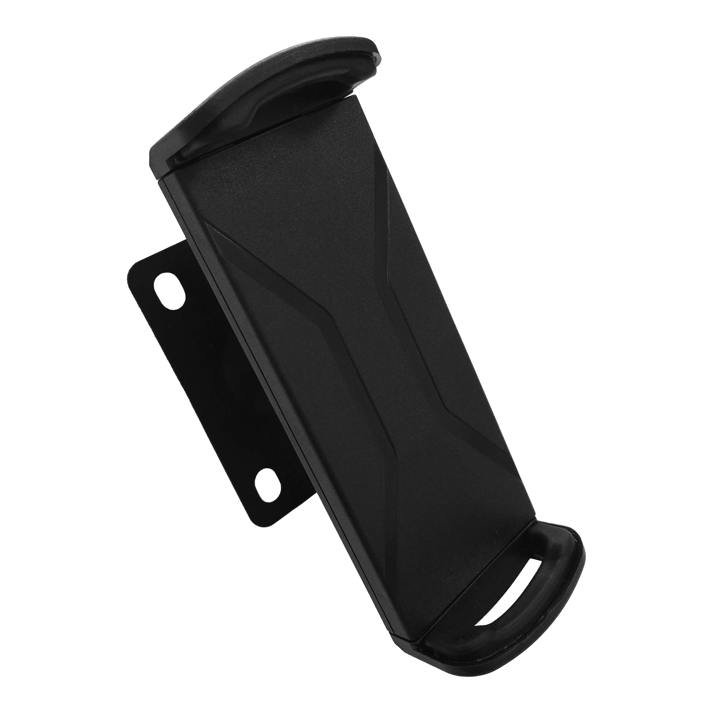 McDart TABSteady Tablet Wall Mount Das Bild zeigt die McDart TABSteady Tablet Wandhalterung in schwarzer Farbe. Sie hat eine schlichte, stabile Form und eignet sich zur Befestigung eines Tablets an der Wand.