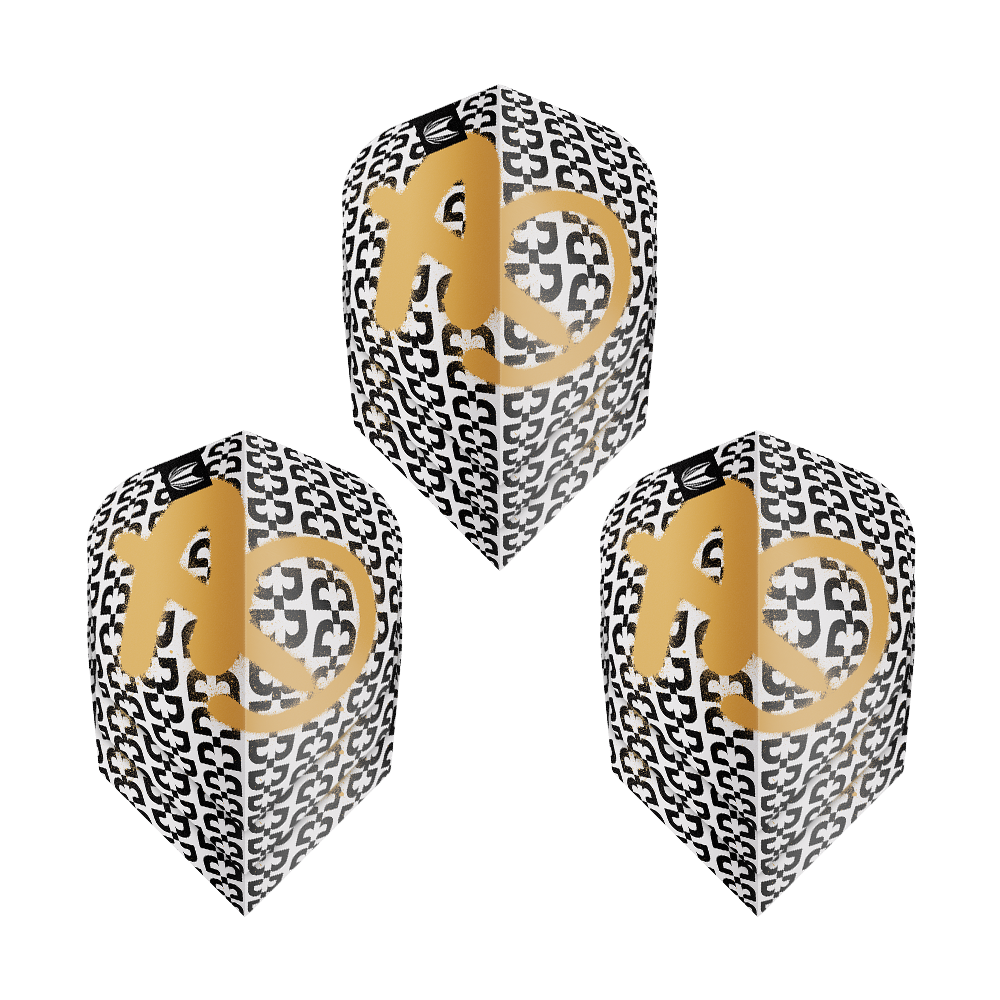 Abgebildet sind die Target Pro Ultra Bolide Envy No6 Flights im 3er-Set. Diese Flights werden für Dartpfeile verwendet.