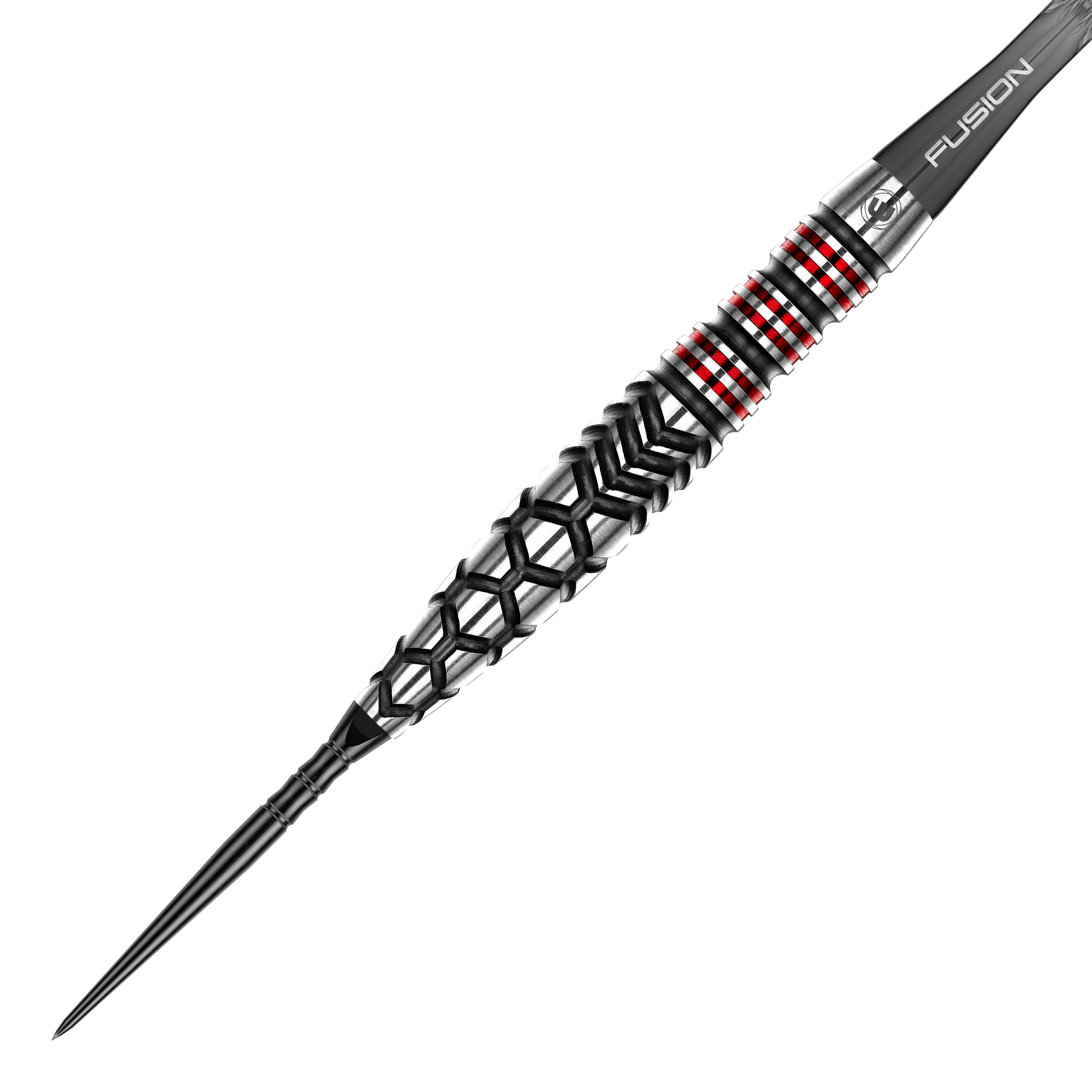 Zu sehen sind Winmau Fornax Torpedo Switch Points Steeldarts. Das Produkt steht für Präzision und Qualität im Dartsport.