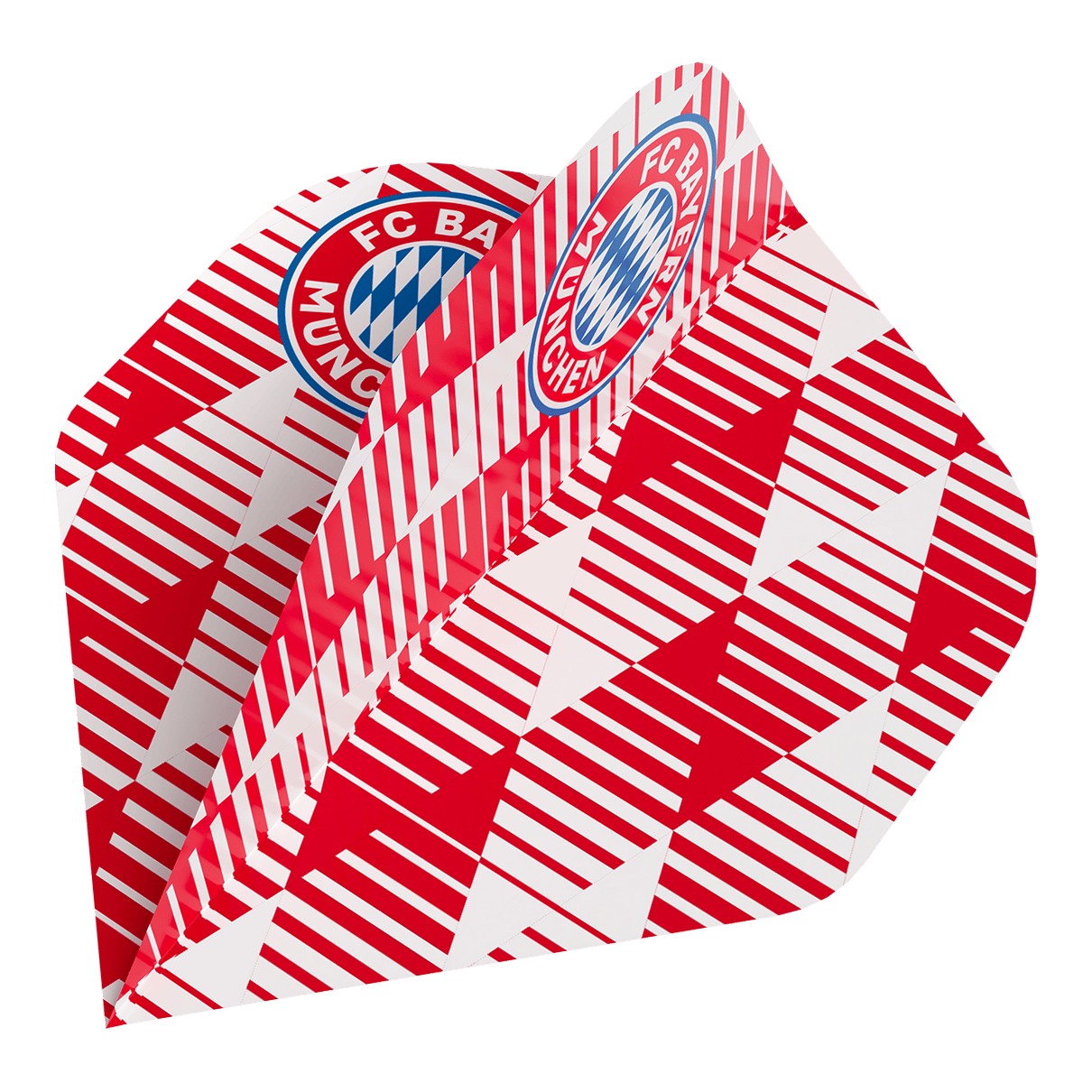 Bulls FC Bayern Munich Flight Collection - 5 sets Zu sehen ist die Bulls FC Bayern München Flight Collection - 5 Satz. Das Produkt ist für Fans von FC Bayern München und Darts gedacht.