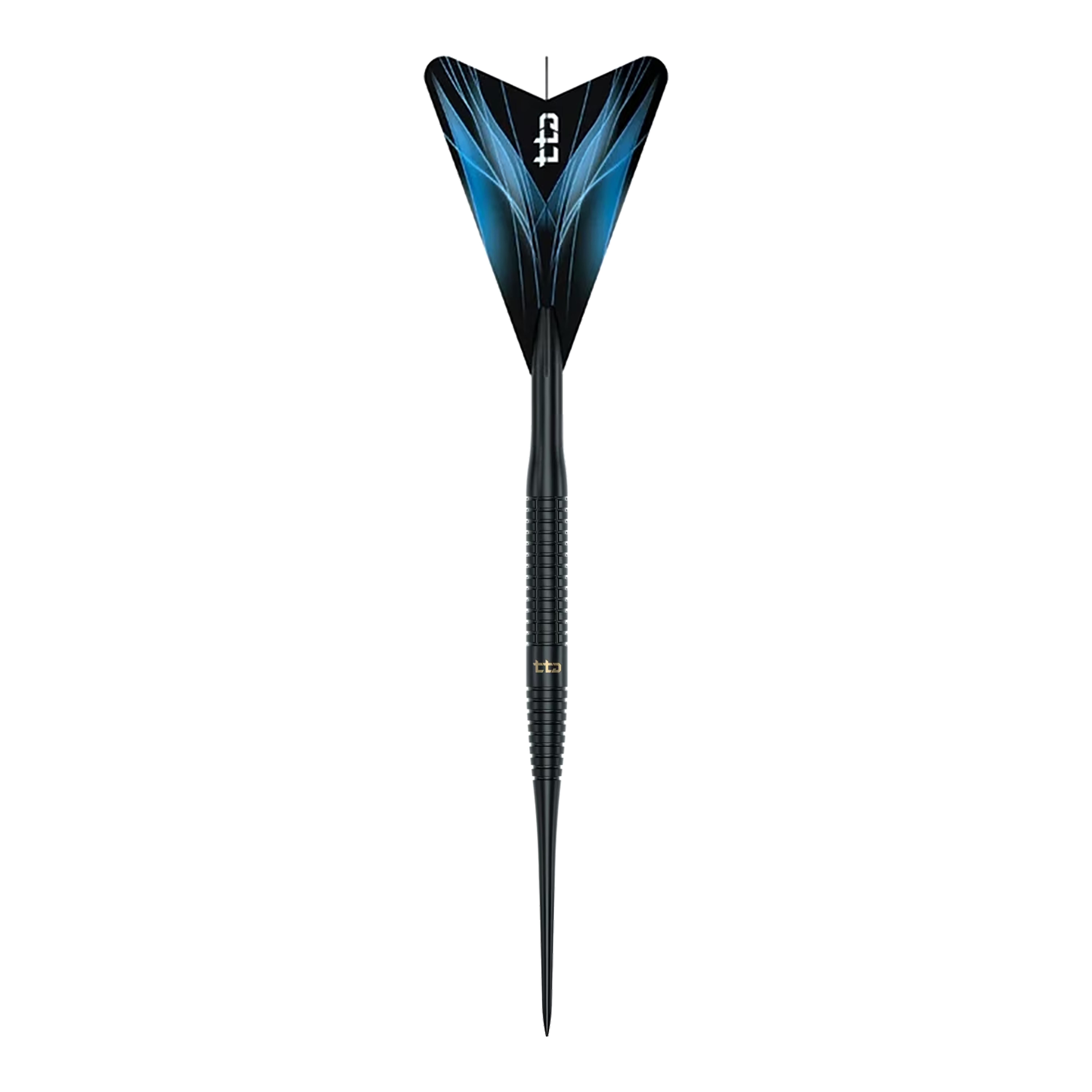 Caliburn TTD Complete Titanium T3 Black Steeldarts - 7g Die Abbildung präsentiert die Caliburn TTD Complete Titanium T3 Black Steeldarts mit einem Gewicht von 7g. Sie sind hochwertig verarbeitet und ideal für Präzisionswürfe.