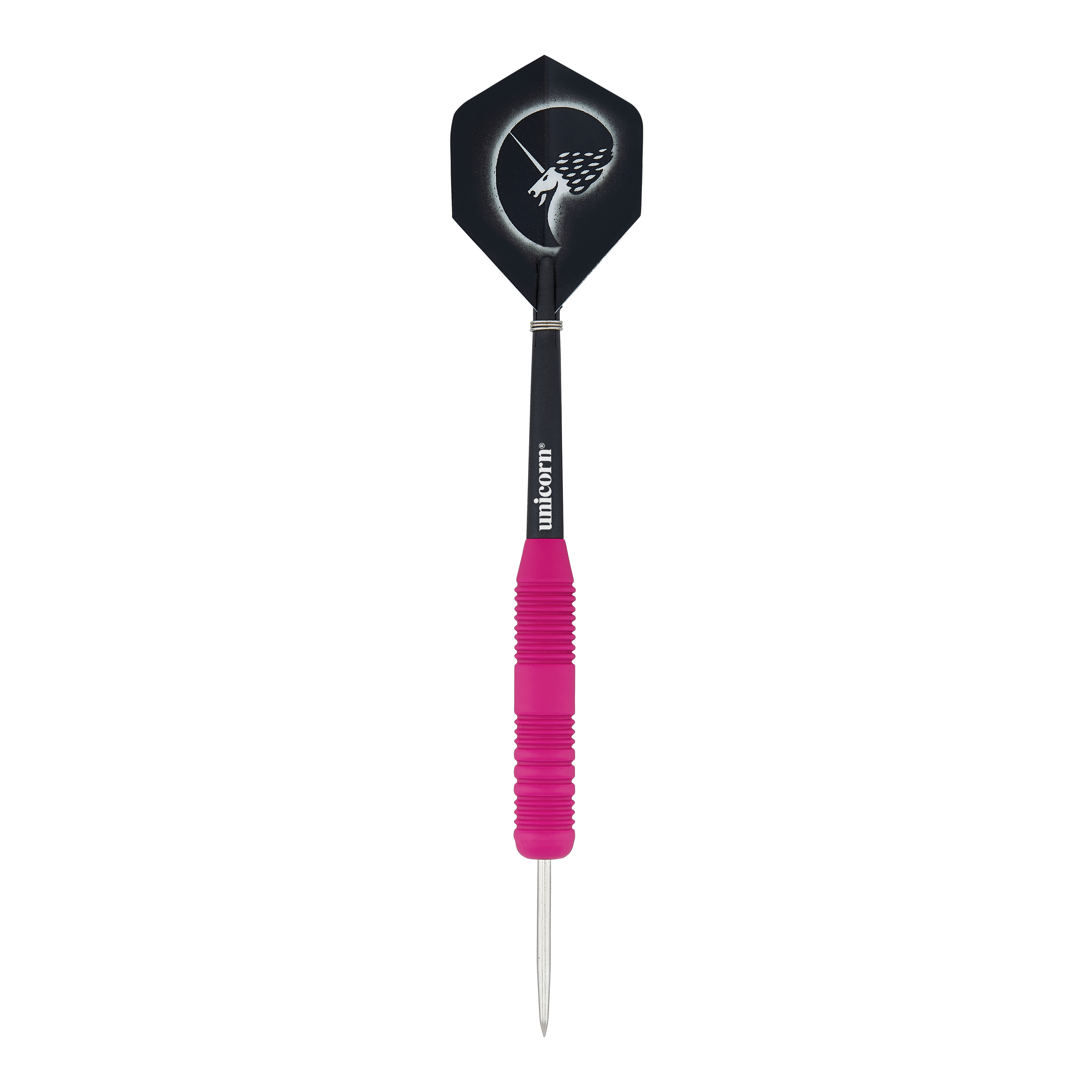 Unicorn Core Plus Rubberised Pink Steeldarts