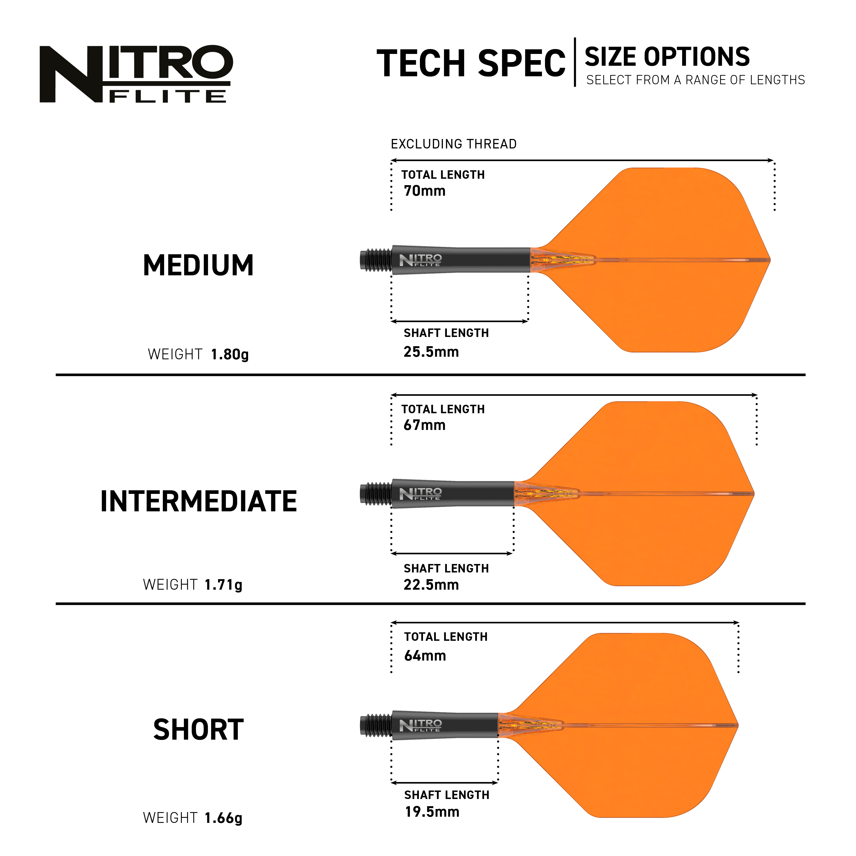 Red Dragon Nitroflite Black Shaft Orange Flights No2 Hier sieht man den Red Dragon Nitroflite Black Shaft Orange Flights No2. Die Kombination aus schwarzem Schaft und orangen Flights ist deutlich zu erkennen.