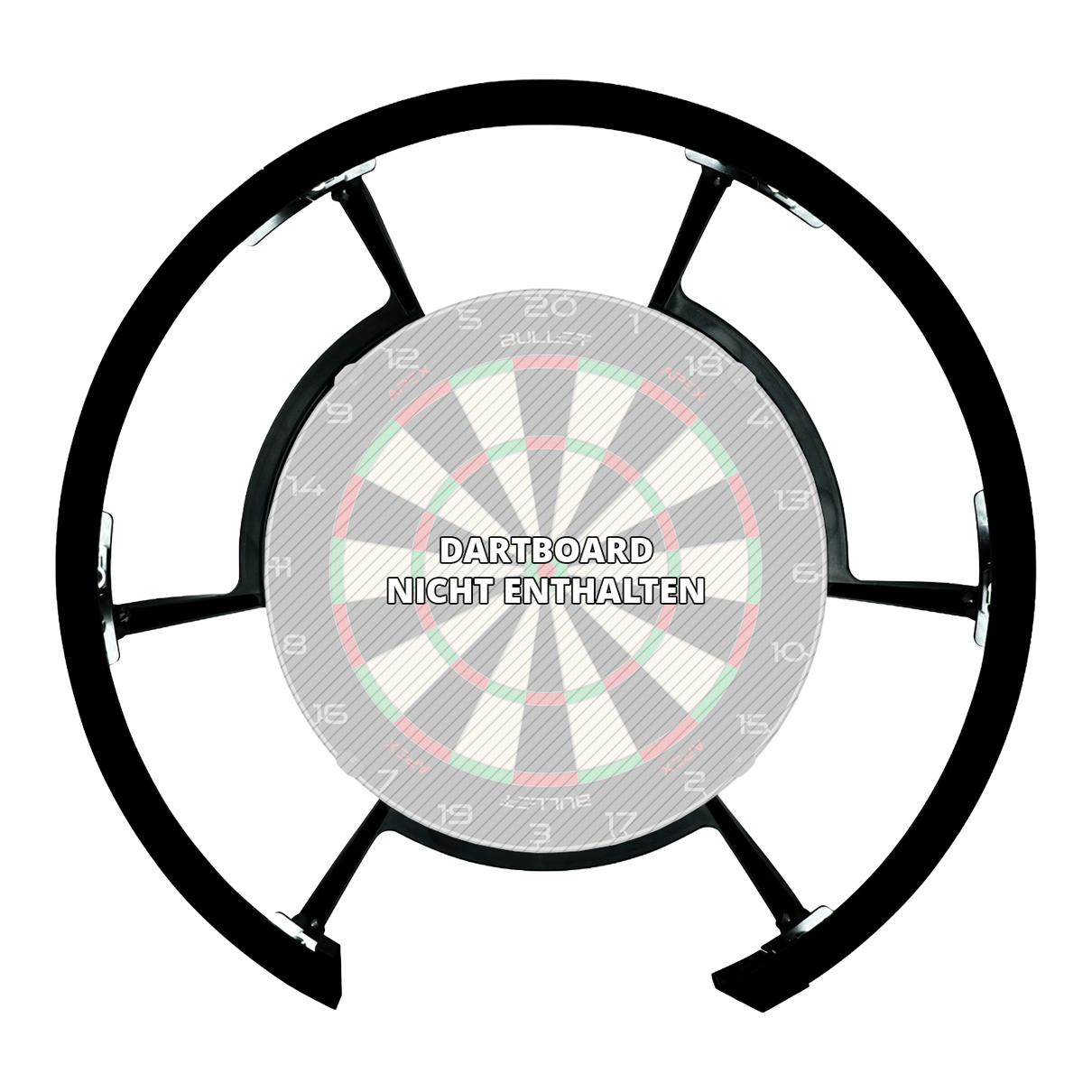 Bullet Radion 300 Lighting System Auf dem Bild ist das Bullet Radion 300 Beleuchtungs-System zu erkennen. Es sorgt für optimale Lichtverhältnisse beim Dartspiel.