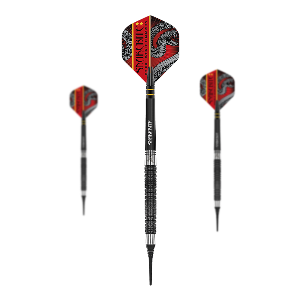 Red Dragon Peter Wright Double World Champion SE Black Softdarts - 20g
