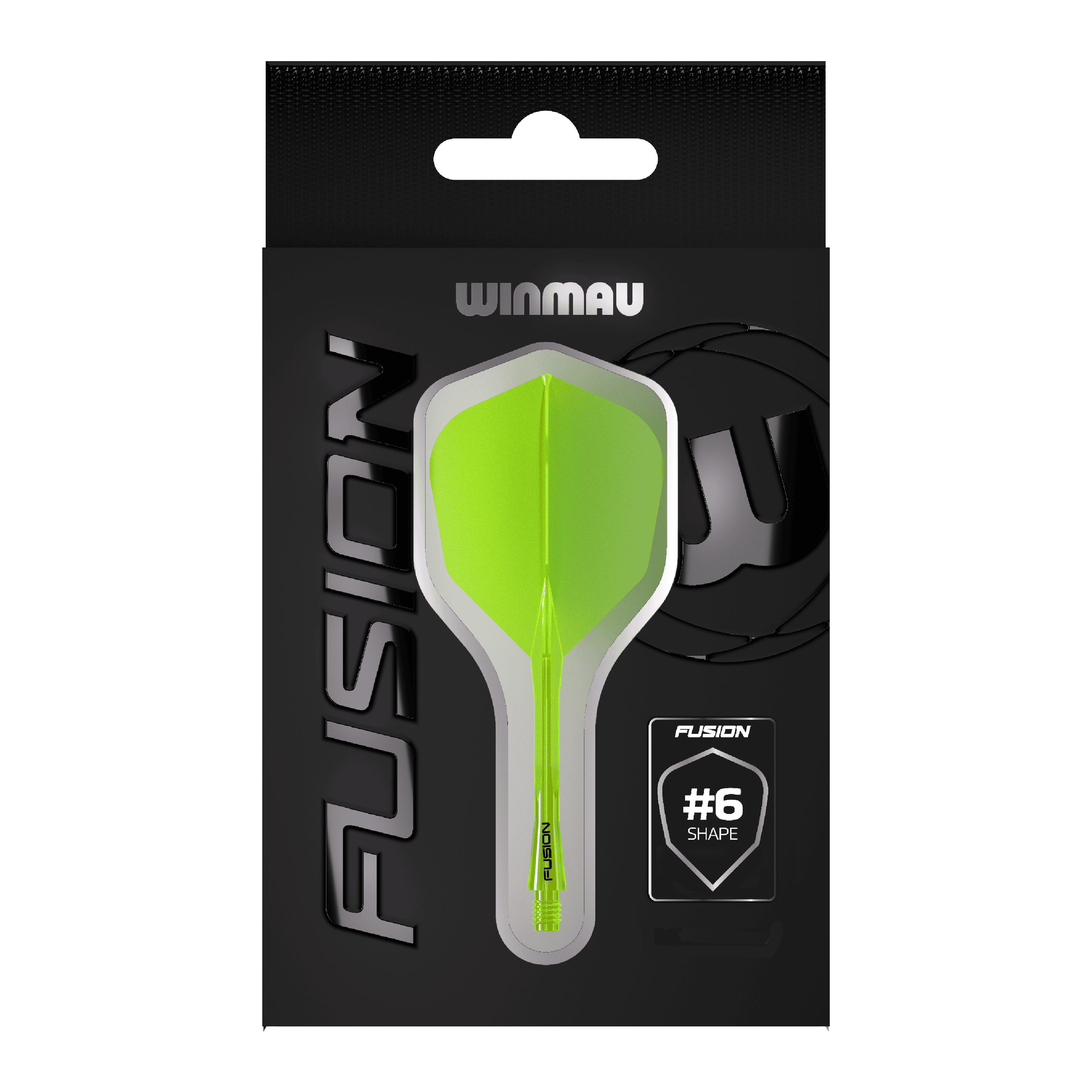 Winmau Fusion Flight-Shaft-System No6 Neon Gelb