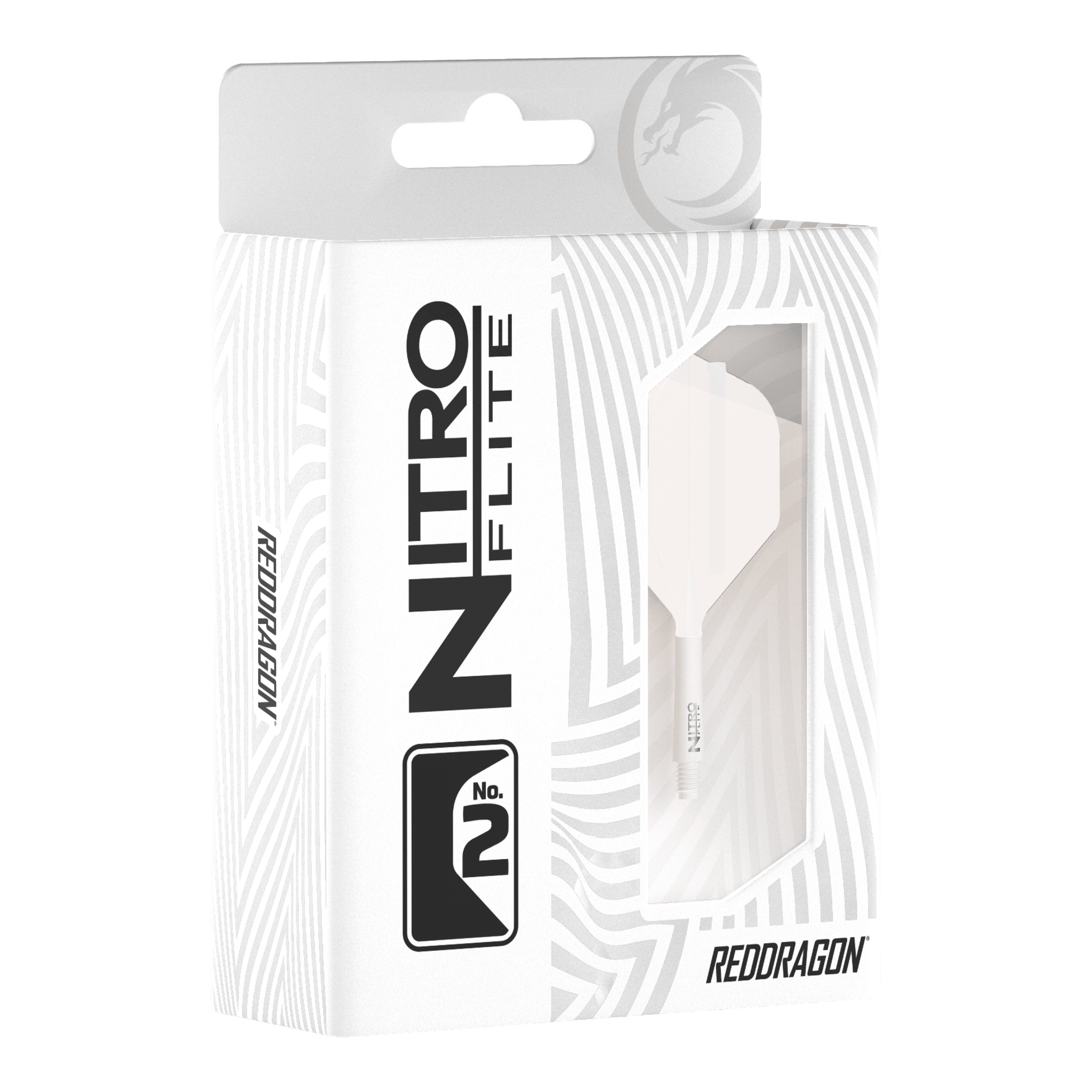 Red Dragon Nitroflite White Shaft White Flights No2 Hier sind die Red Dragon Nitroflite White Shaft White Flights No2 zu sehen. Sie sind für Dartpfeile gedacht und komplett in Weiß gestaltet.