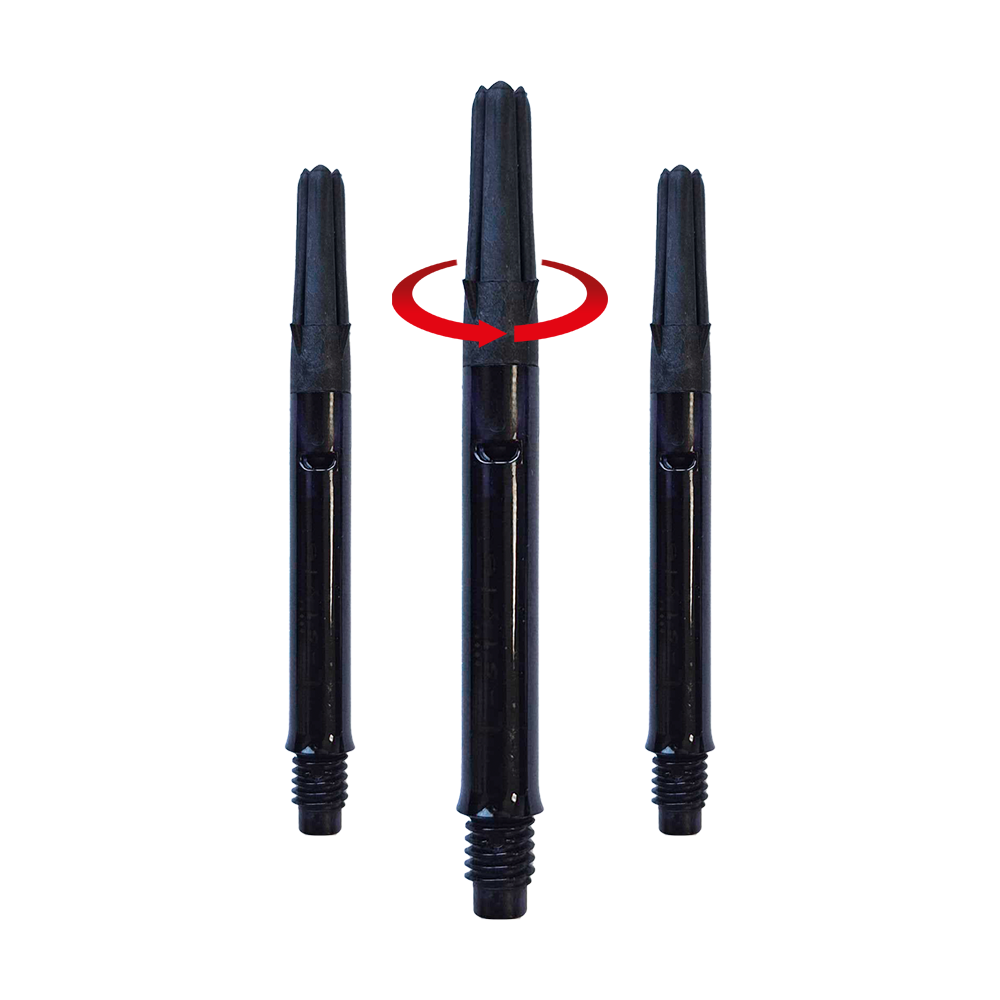 L-L-Style-Shaft Carbon Silent Straight - Schwarz