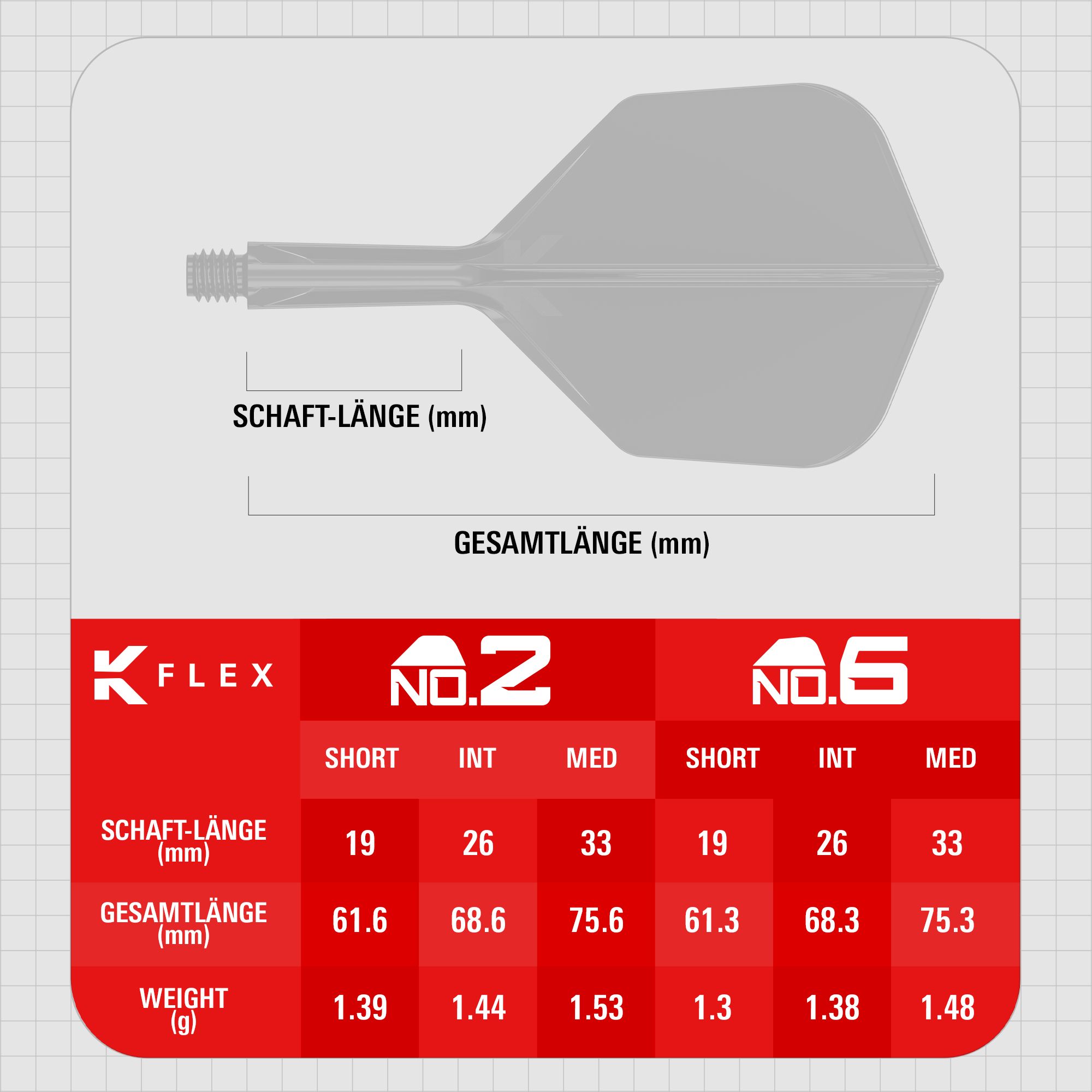 Target K-Flex Press Start No6 Flights Das Bild zeigt Target K-Flex Press Start No6 Flights. Die Flights sind für Dartpfeile geeignet.