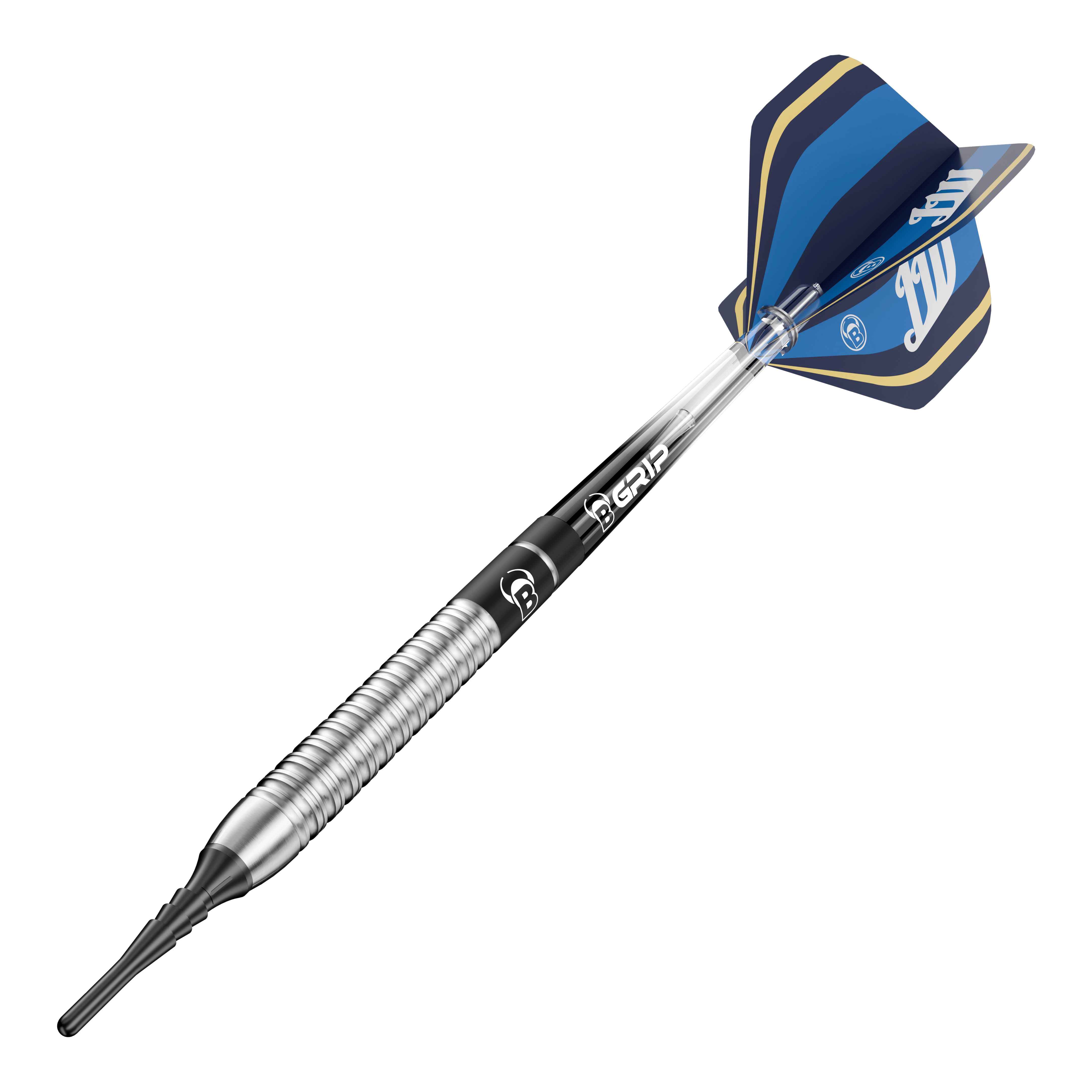 Das Bild stellt Bulls Leon Weber Softdarts - 22g dar. Diese Softdarts sind ideal für ambitionierte Dartspieler.