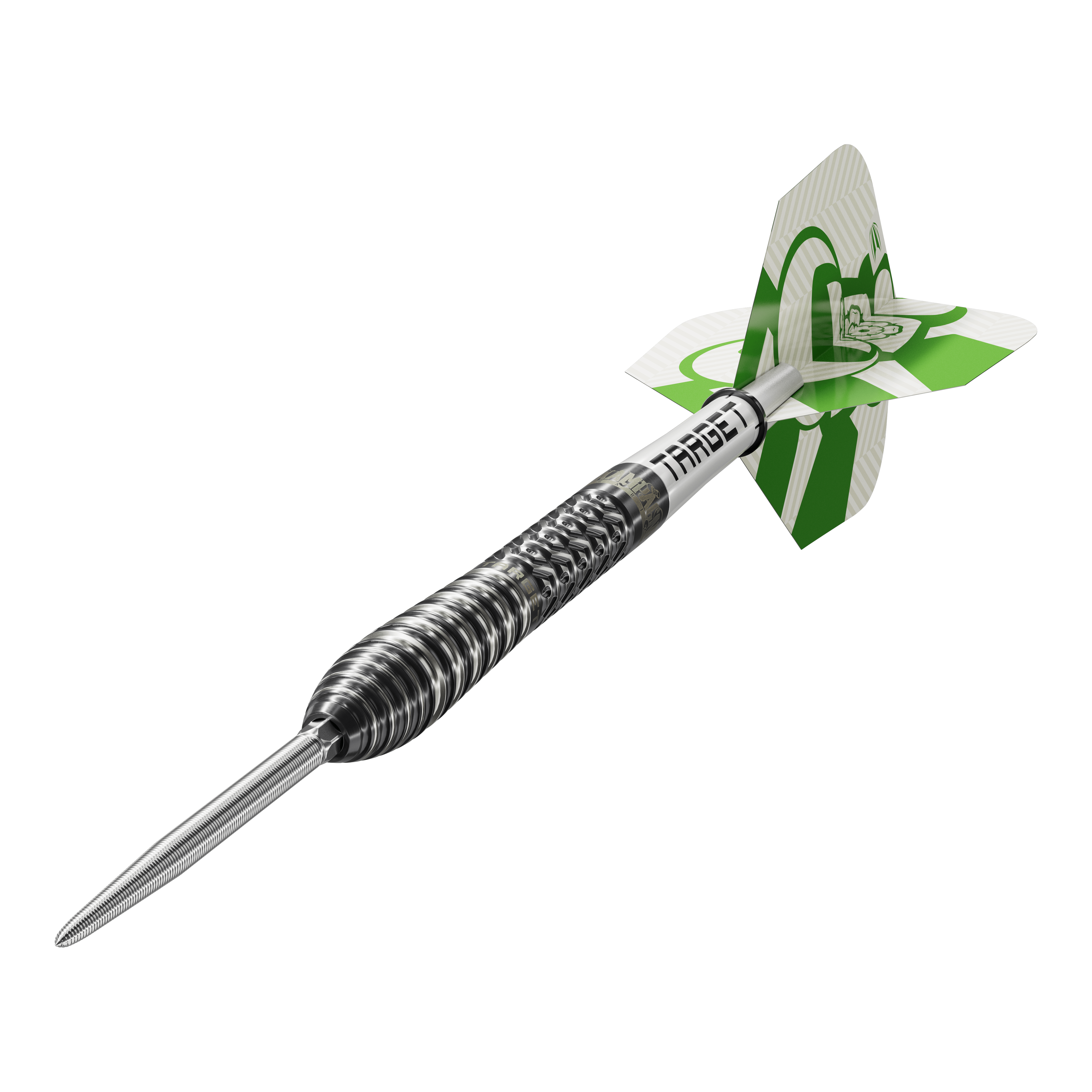 Target Charlie Manby Swiss Points steel darts Die Target Charlie Manby Swiss Points Steeldarts sind auf diesem Bild zu sehen. Sie sind speziell für das Steeldartspiel entwickelt.