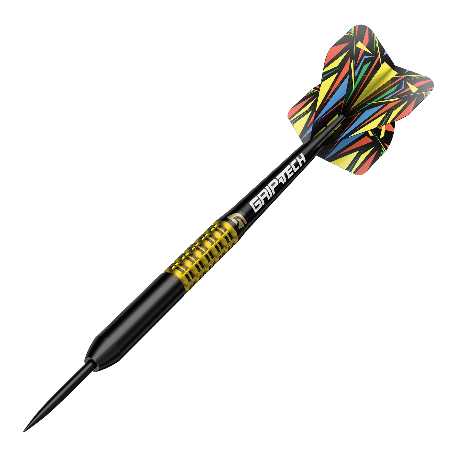GOAT Athlete Yellow Tungsten Steel Darts Hier ist ein gelber Tungsten-Steeldart abgebildet. Der Dateiname ist 'GD7000770 GOAT Athlete Yellow Tungsten Steeldarts 4'.