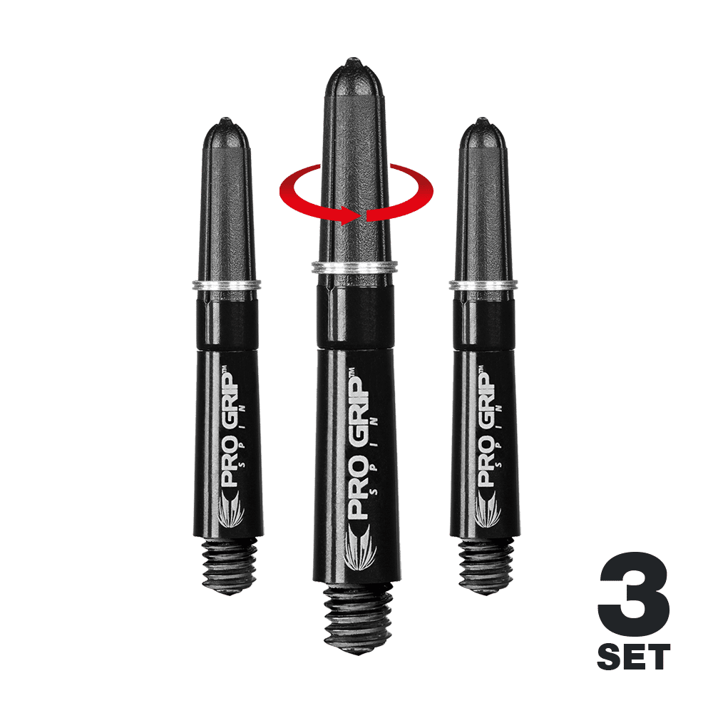 Target Pro Grip Spin Shafts - 3 Sets - Black