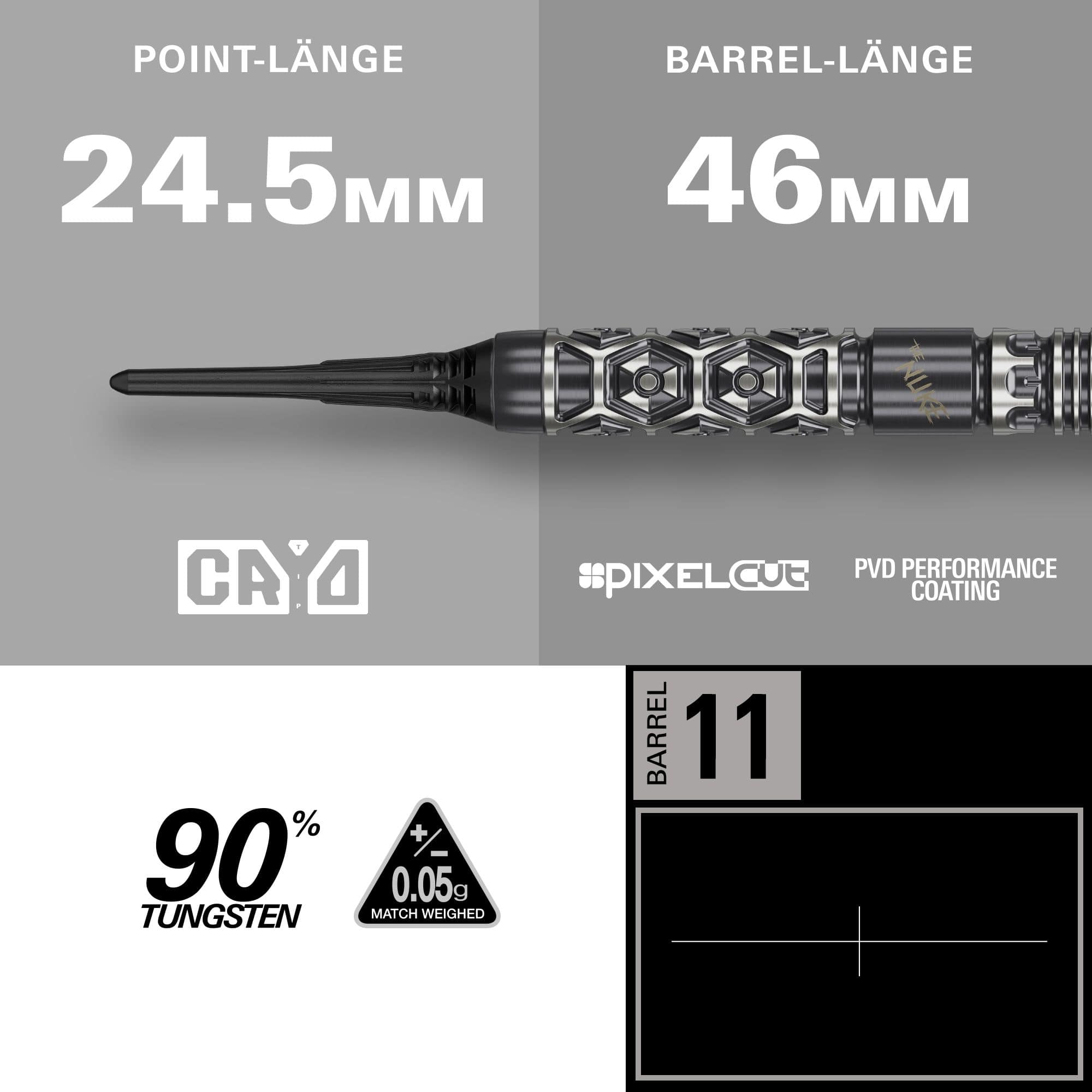 Target Luke Littler Nuke Fallout Soft Darts - 19g