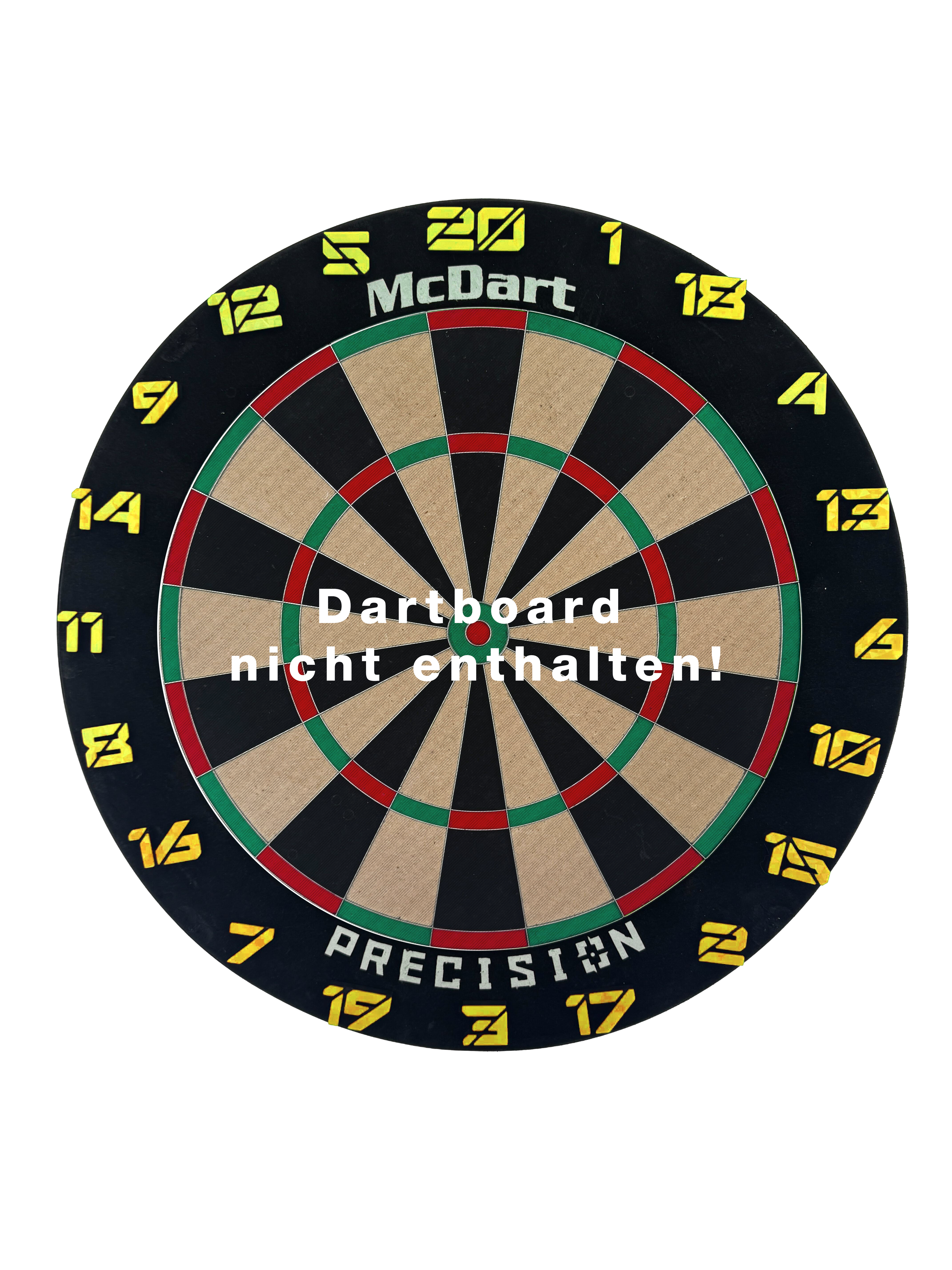 McDart Dartboard Number Rings / Number Ring Cyber Dieses Bild heißt 'Cyber Gelb Board'. Vermutlich ist ein Board oder eine Platte in der Farbe Gelb abgebildet.