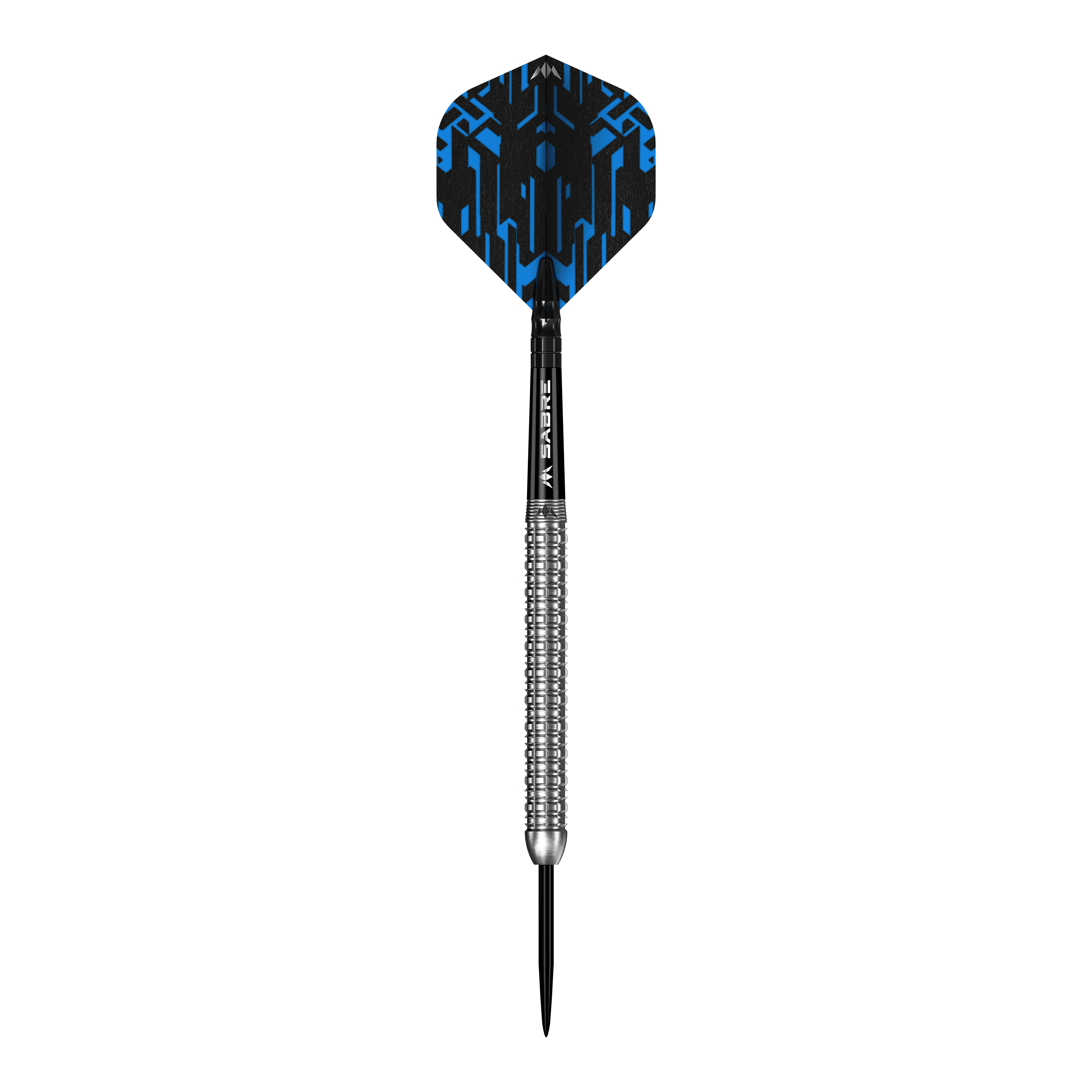 Ein Bild mit dem Dateinamen M002000_Mission_Jack_Tweddell_Silver_Steeldarts_1. Das Bild stellt vermutlich einen silbernen Steeldart dar.