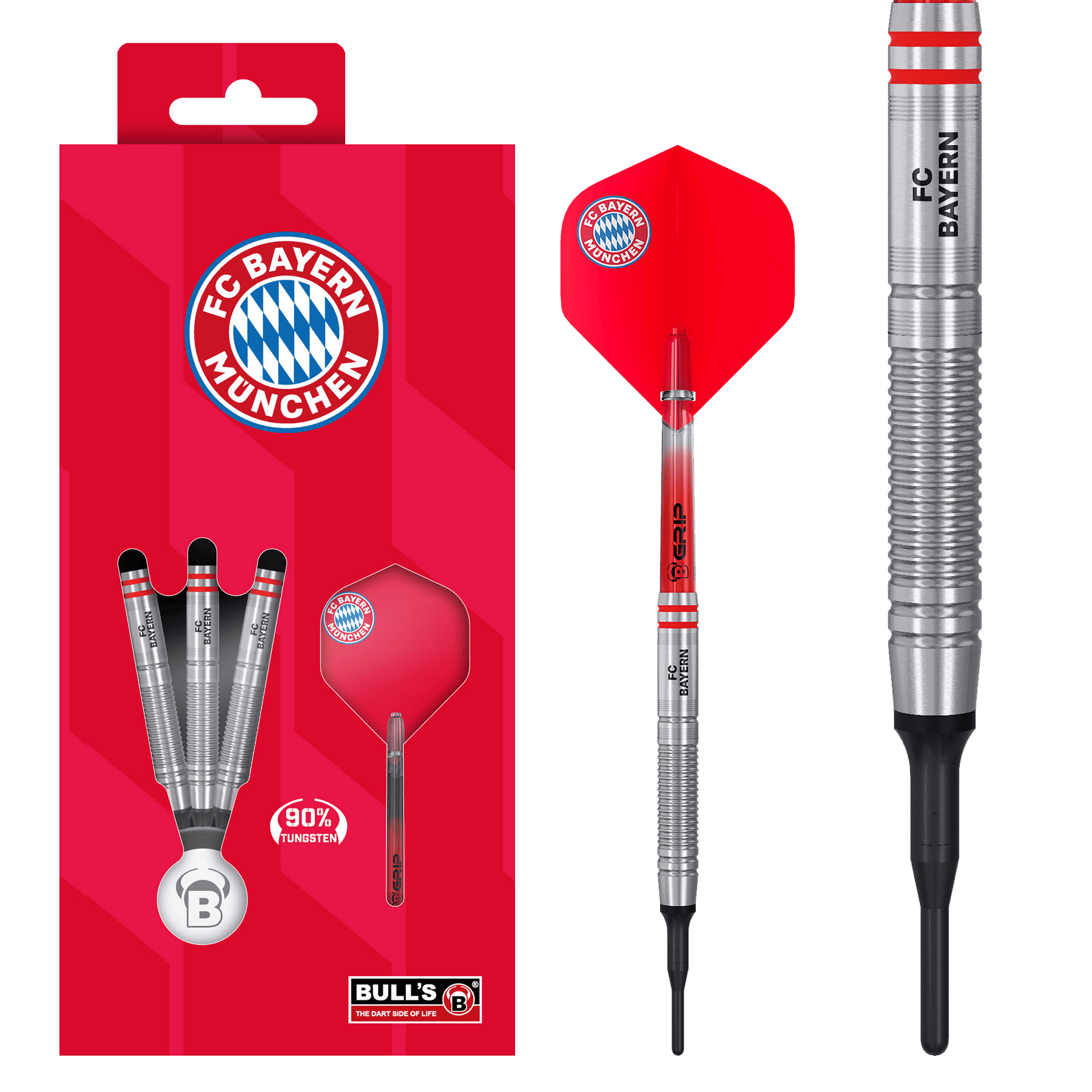 Bulls FC Bayern Munich Tungsten Soft Darts - 18g